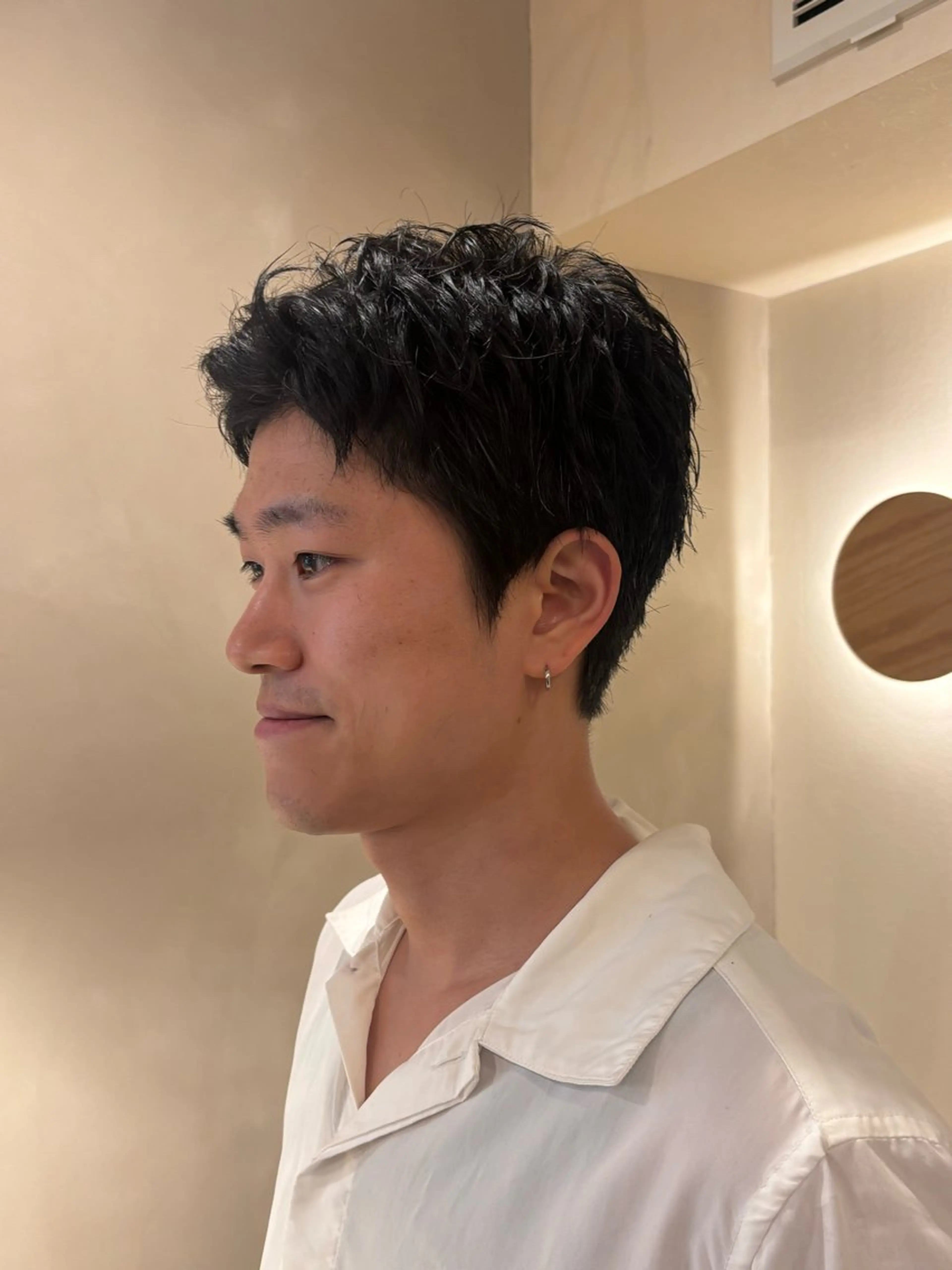 ショート メンズ スパイキーショート ショートヘア カット シンバヒナノ/パーマ レイヤーカット/ボブのヘアスタイル