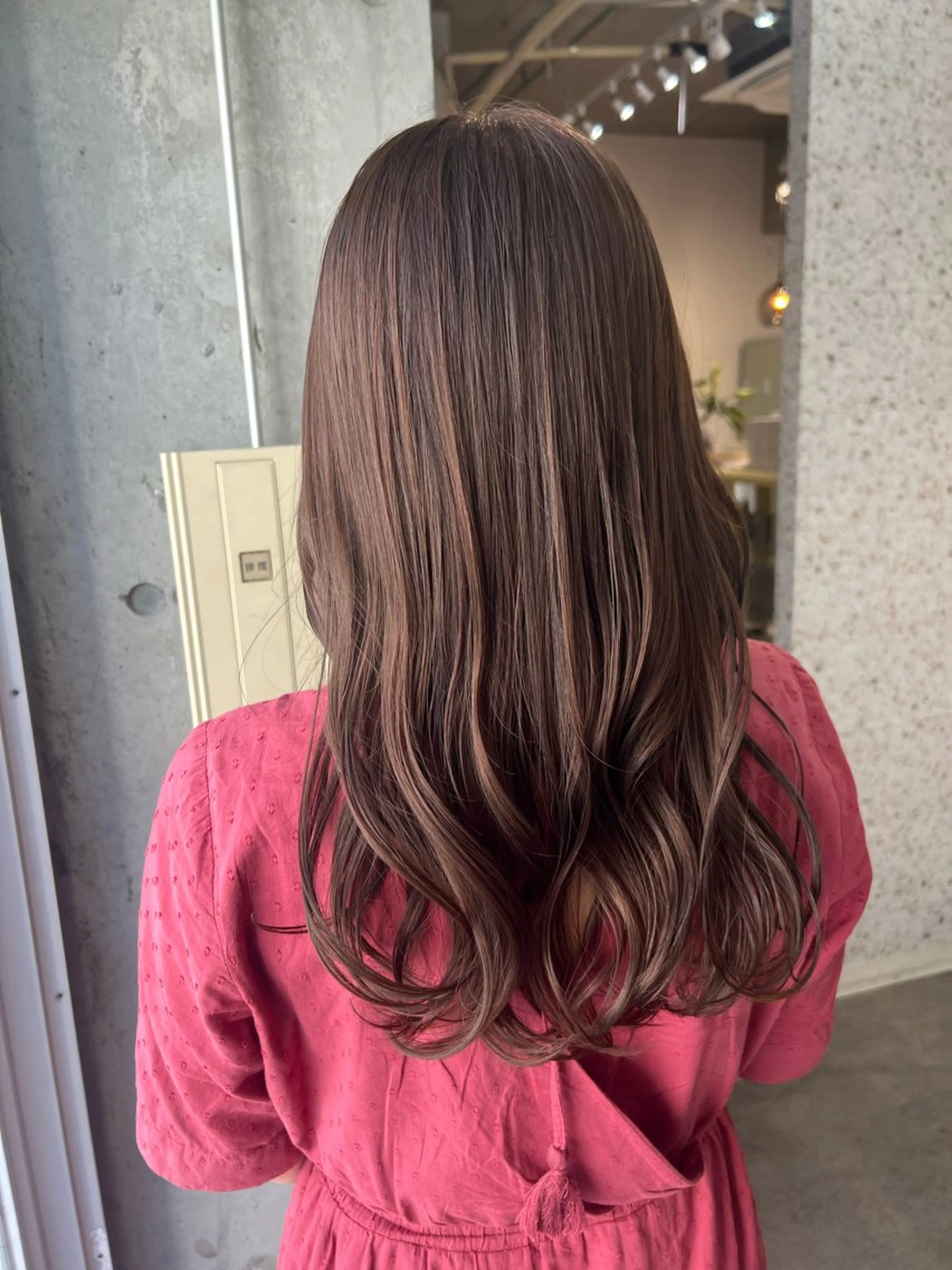 セミロング カラー ブリーチ ブリーチなしカラー ヘアカラー Ayaka🩰🎀 ガーリー/暖色♡のヘアスタイル