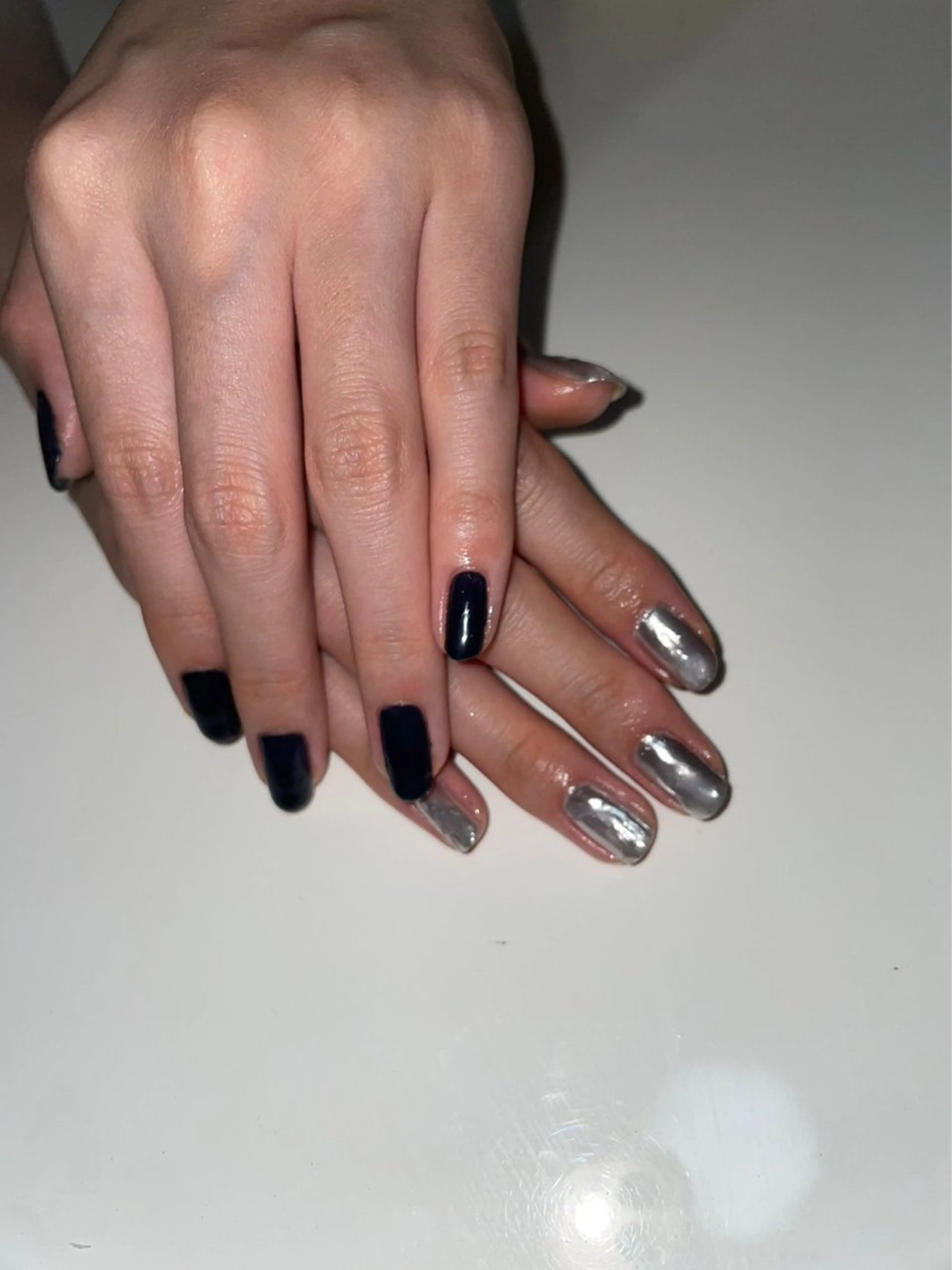 ネイル ミラーネイル 中西 美羽のネイルデザイン