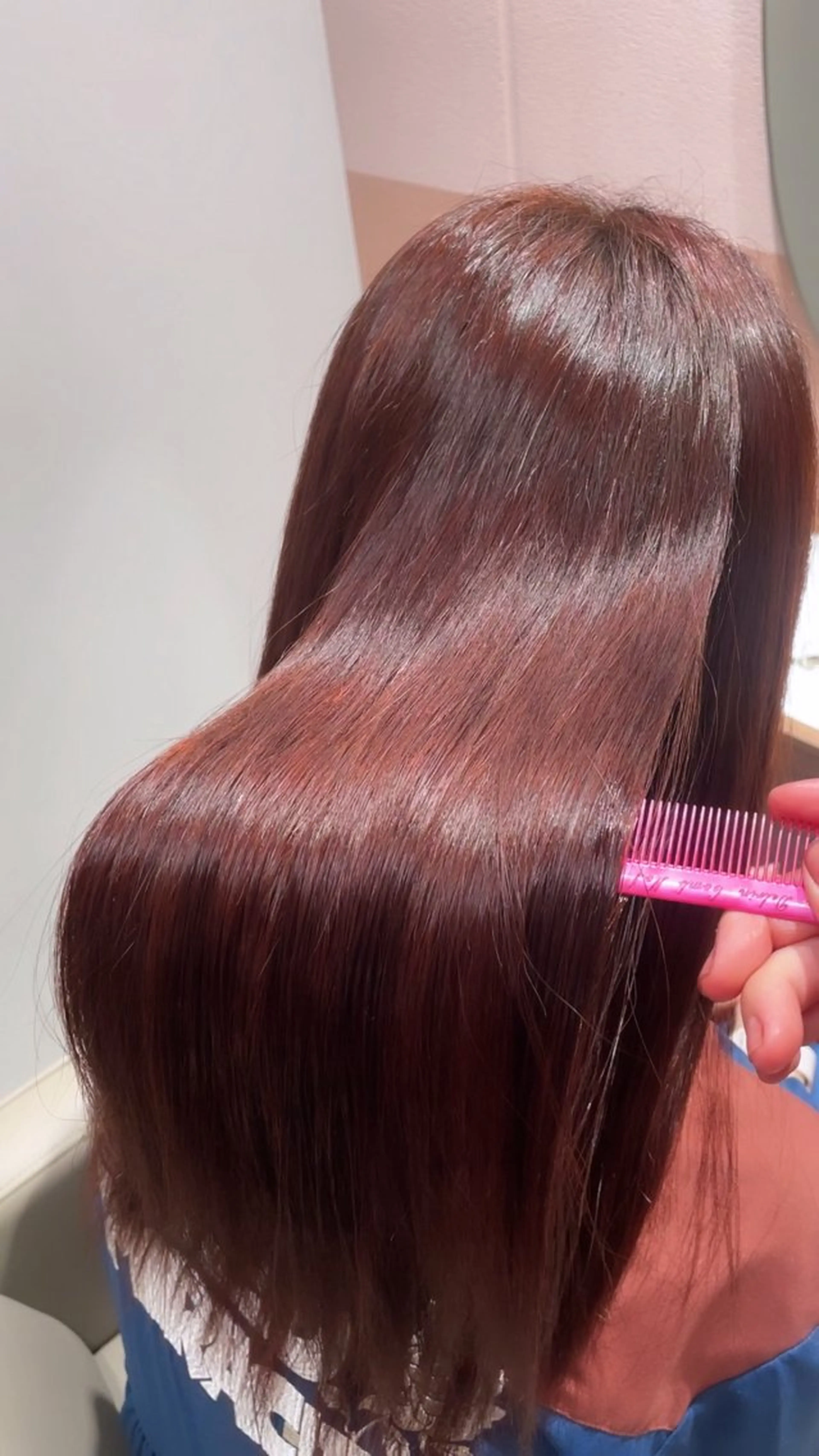 ロング ブリーチ/縮毛矯正/ 韓国/💗ホノカ💗のヘアスタイル