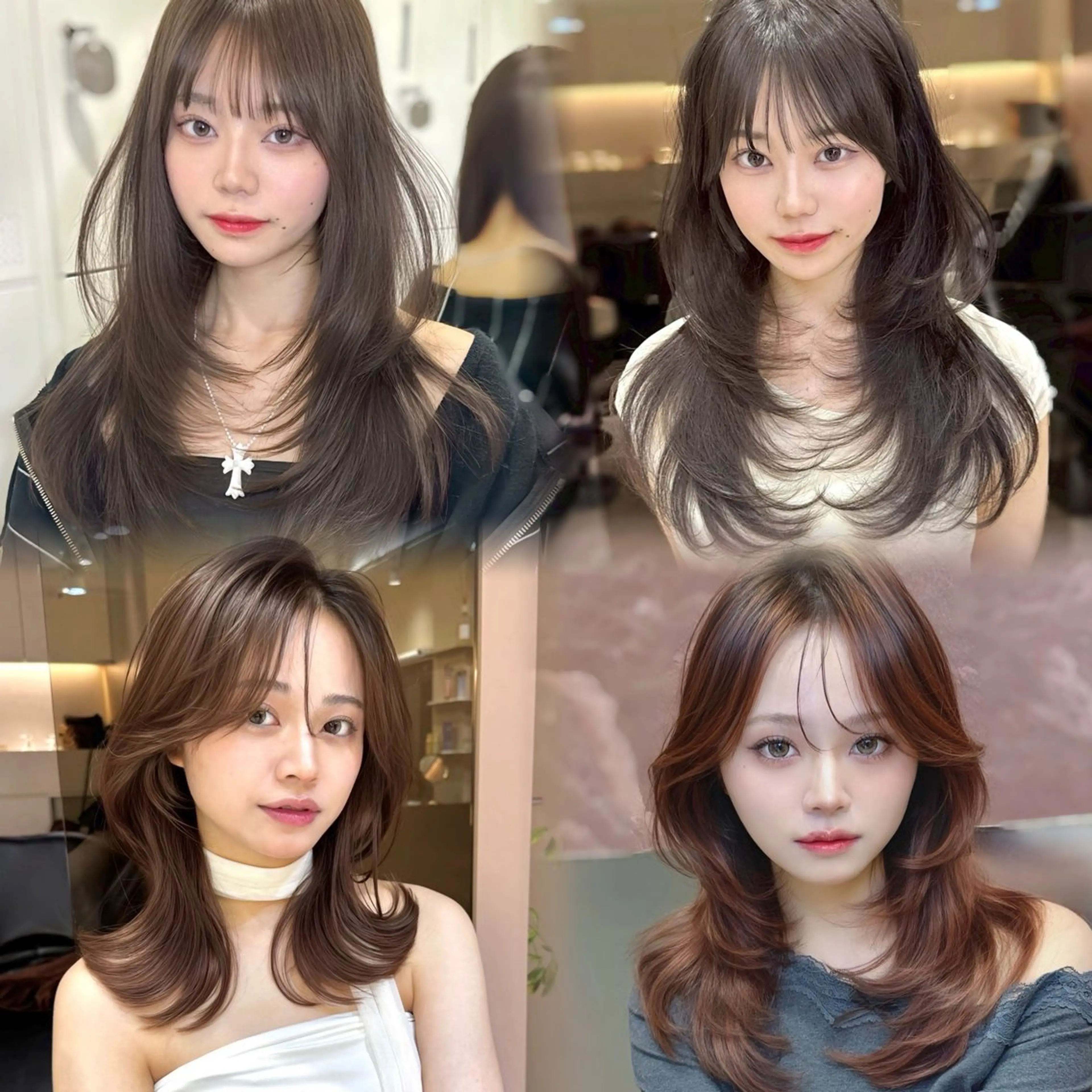 セミロング 透明感ヘアカラー chiharuのヘアスタイル