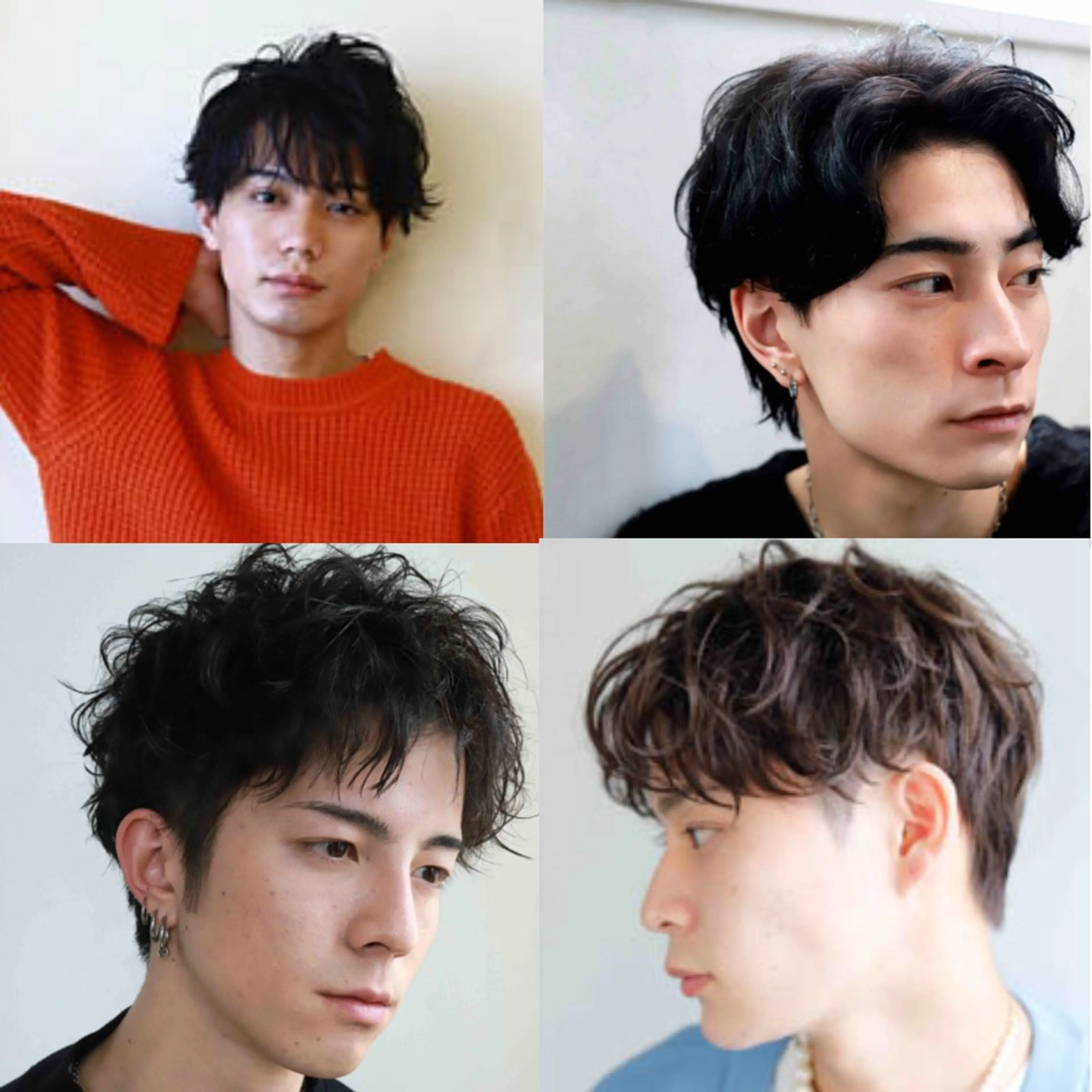 ショート メンズ カット パーマ INCEHAIR所属・雰囲気重視メンズ パーマ/モデル/小畑のヘアスタイル