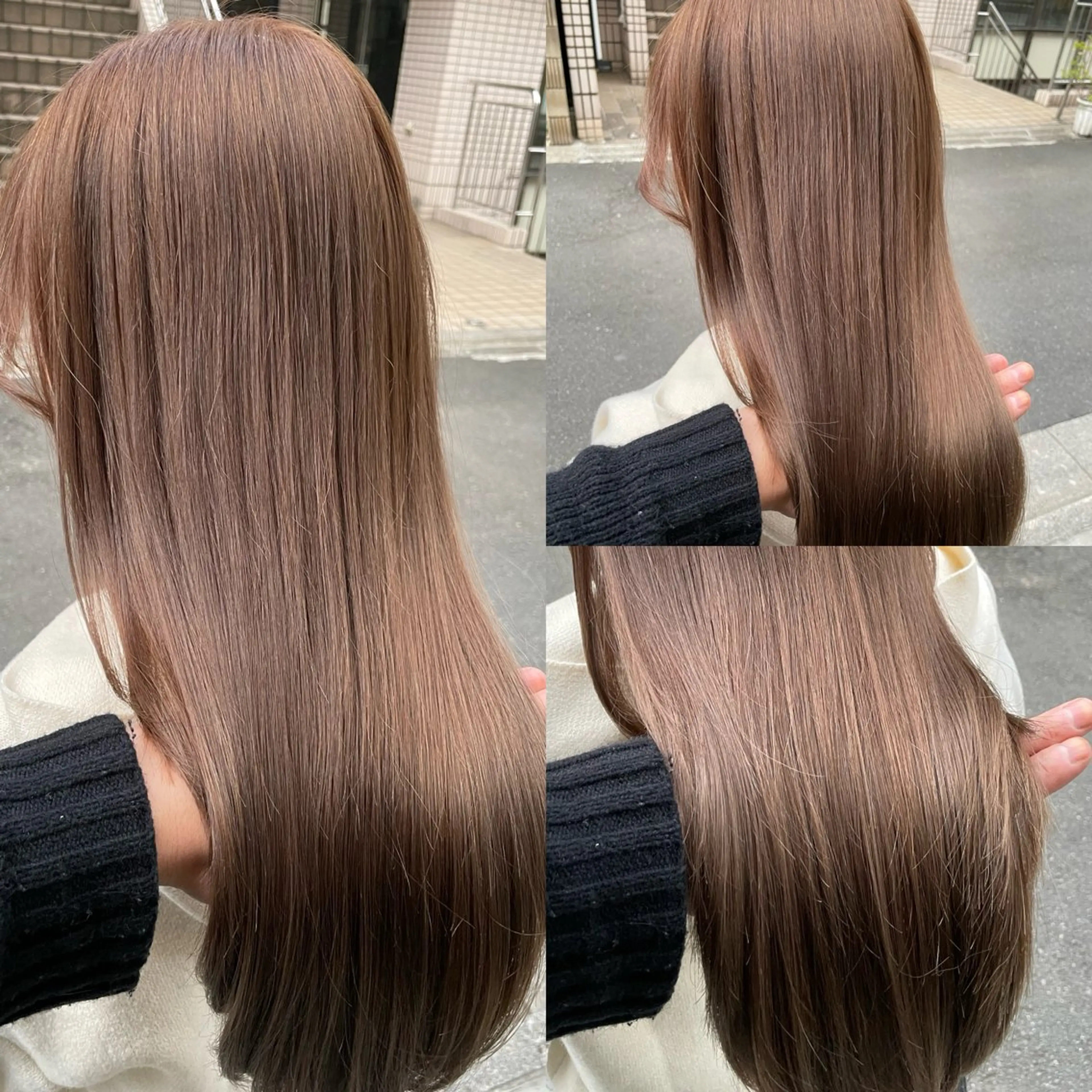 ロング カット ヘアカラー 縮毛矯正 トリートメント お気に入り数2.2万 🏆SHO🏆のヘアスタイル