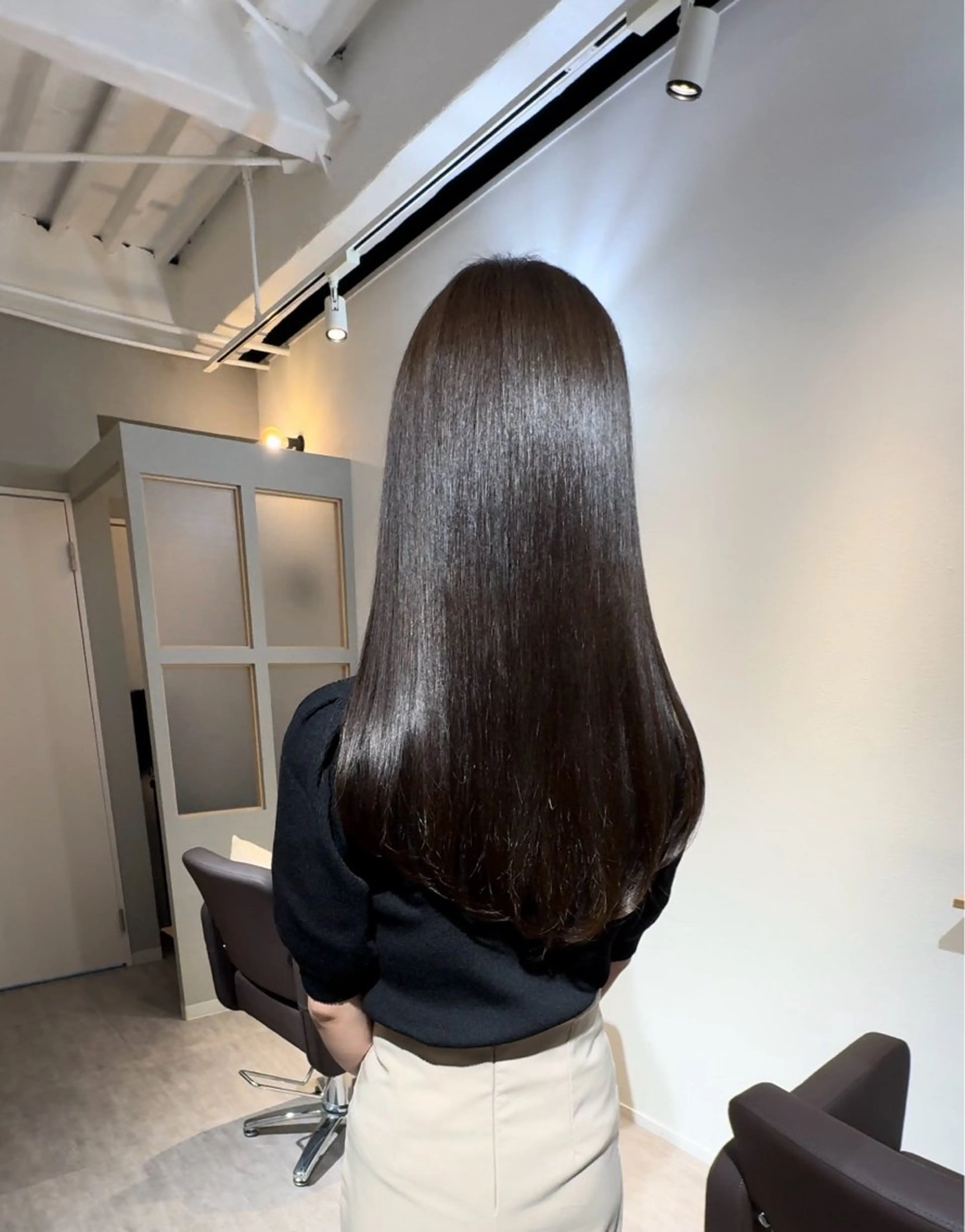 ロング カラー ヘアカラー トリートメント Marin 髪質改善／カラーのヘアスタイル