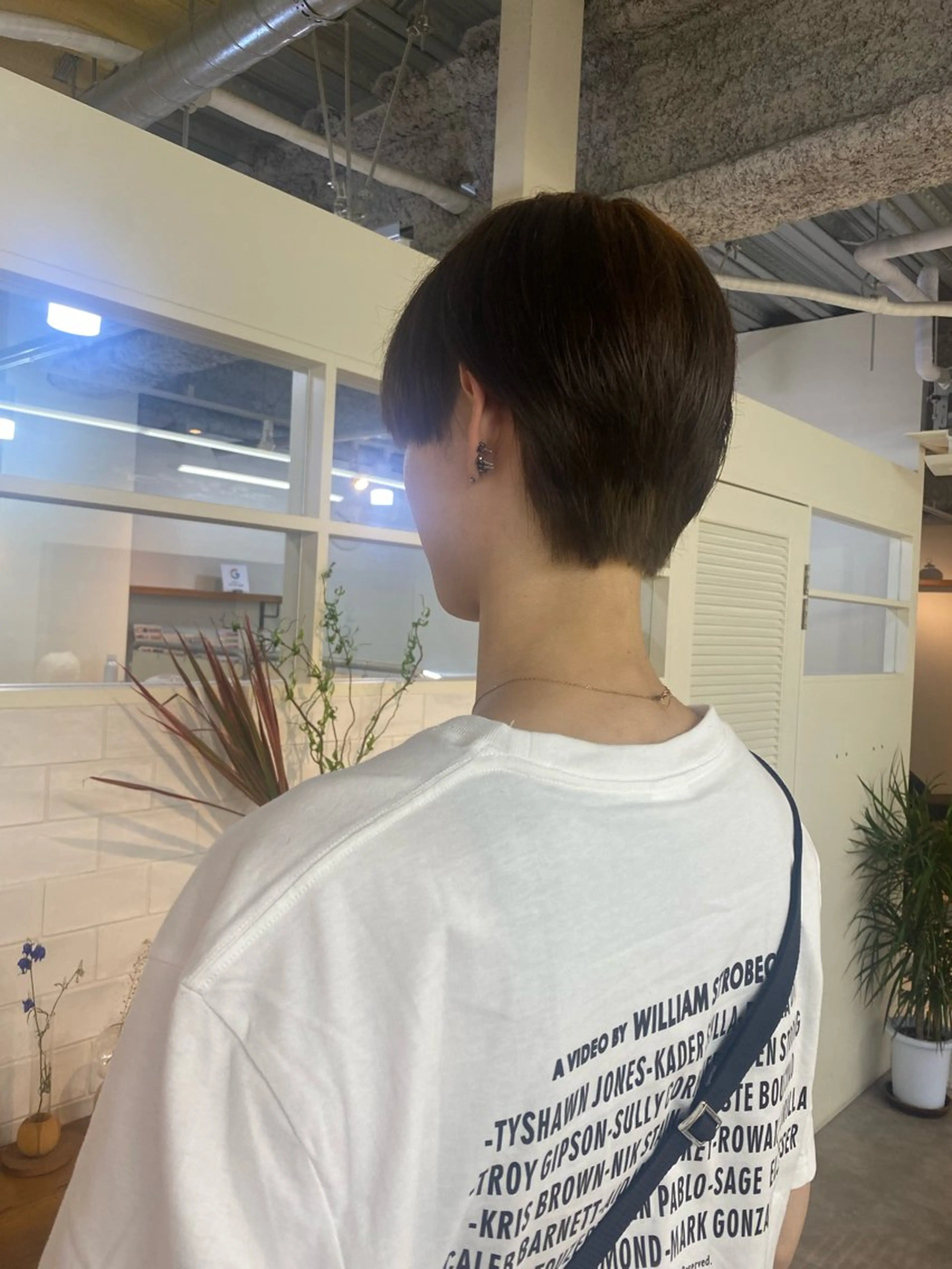 メンズ カット ヘアカラー yumeka🩶ボブ 暖色/透け感カラーのヘアスタイル