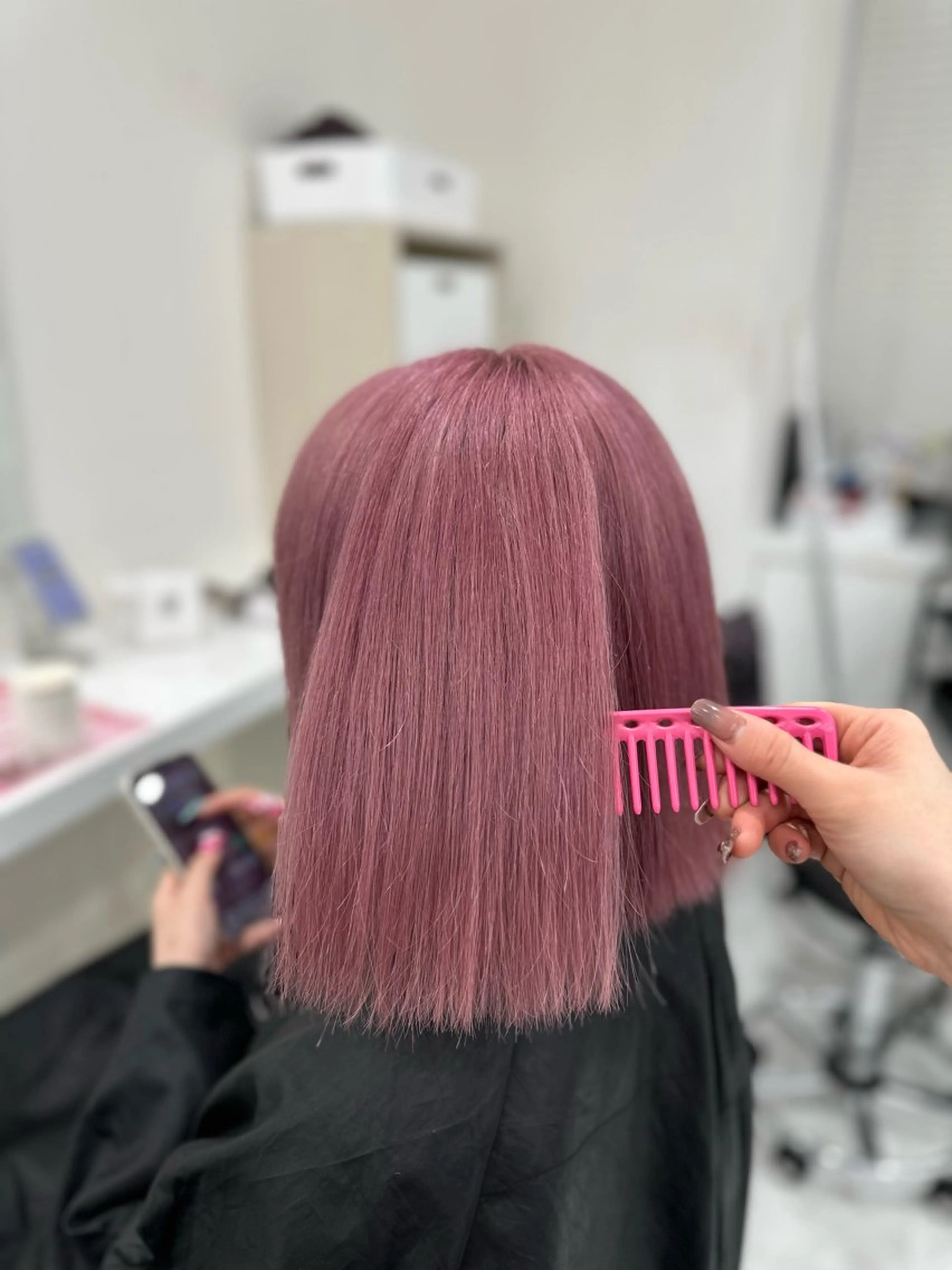 ミディアム 韓国ガーリー🤍ハイ トーン🤍Ayanaのヘアスタイル