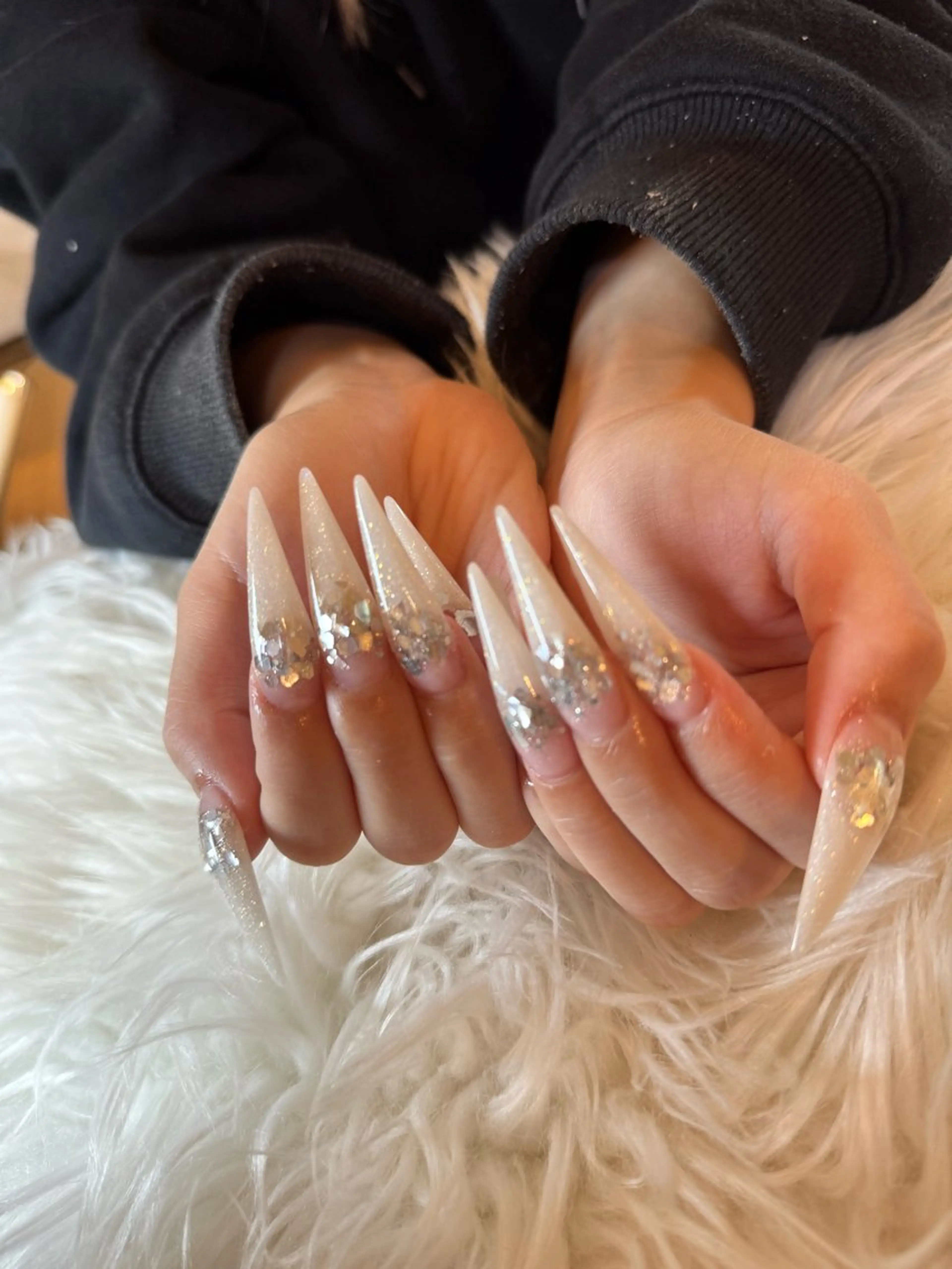 ロング LaLa Peach 崎原のネイルデザイン