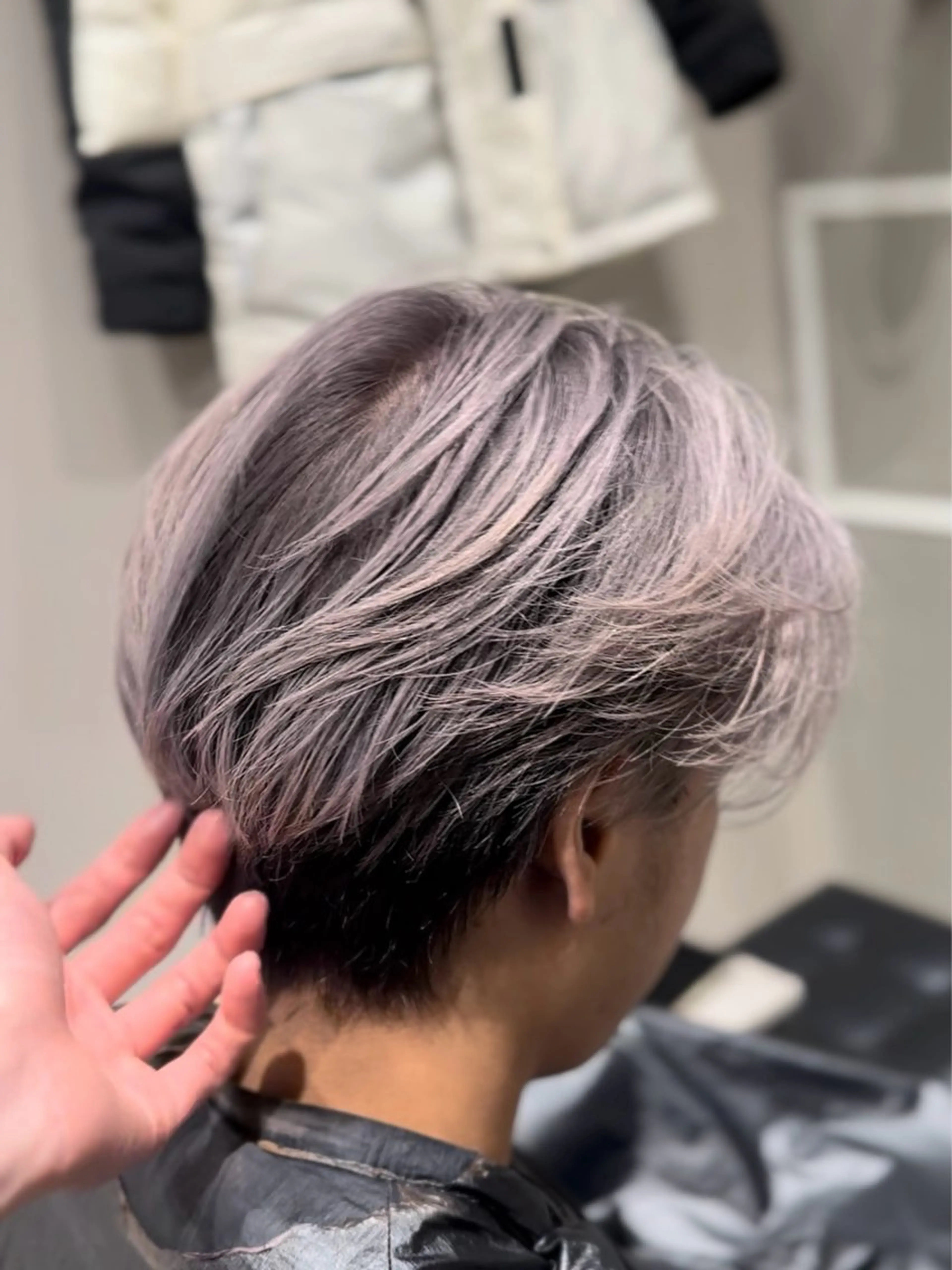 カラー メンズ メンズバレイヤージュ バレイヤージュ カット ヘアカラー メンズバレイヤージュ /町田/木村悠月のヘアスタイル