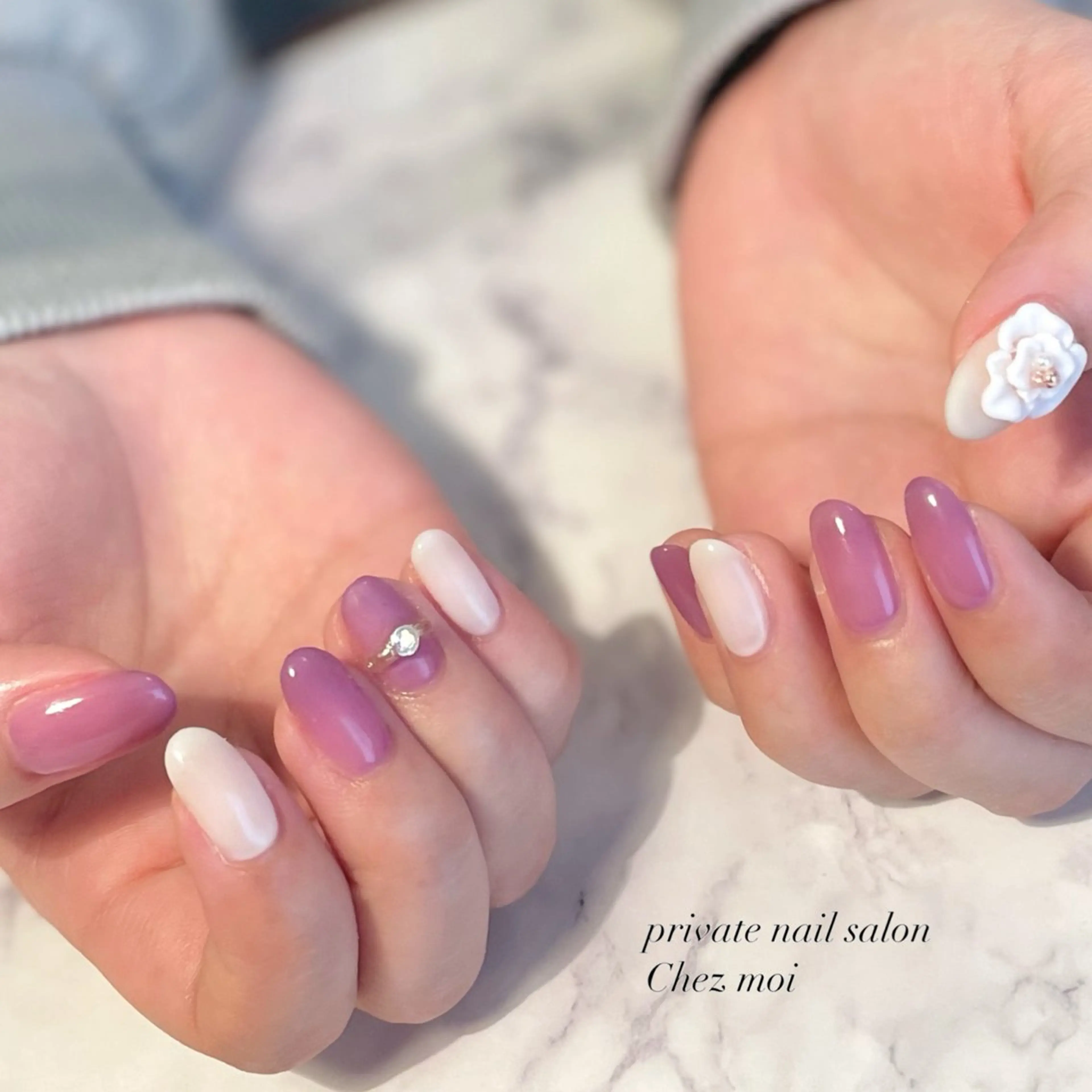 ネイル フラワーネイル KOMINE TOMOKOのネイルデザイン