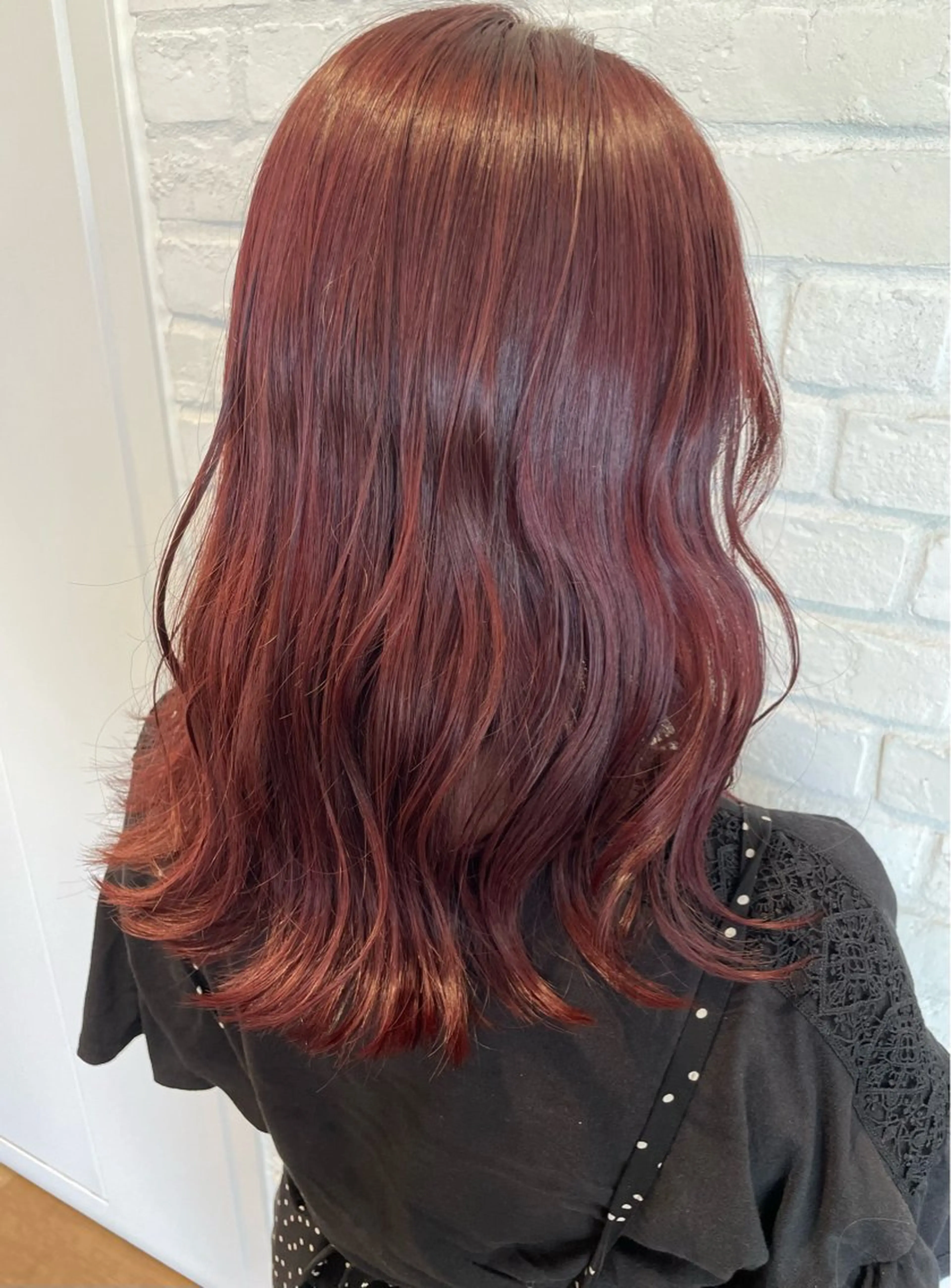 【🍑カラー🍑】（ブリーチなし）初来店から1年以内2回目ご来店のお客様限定⭐️1メニュー20%offの写真