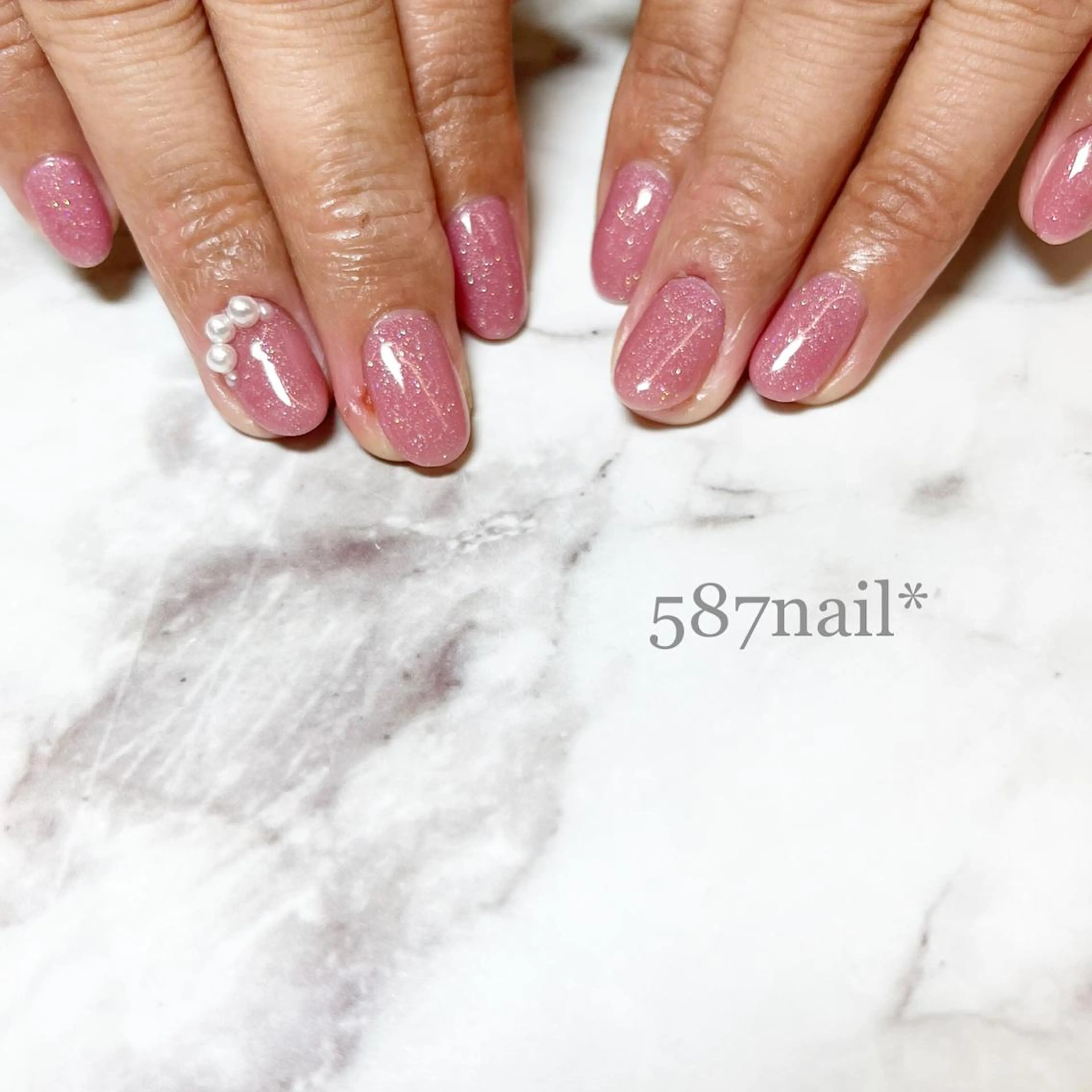 ネイル シンプルネイル 587nail *のネイルデザイン