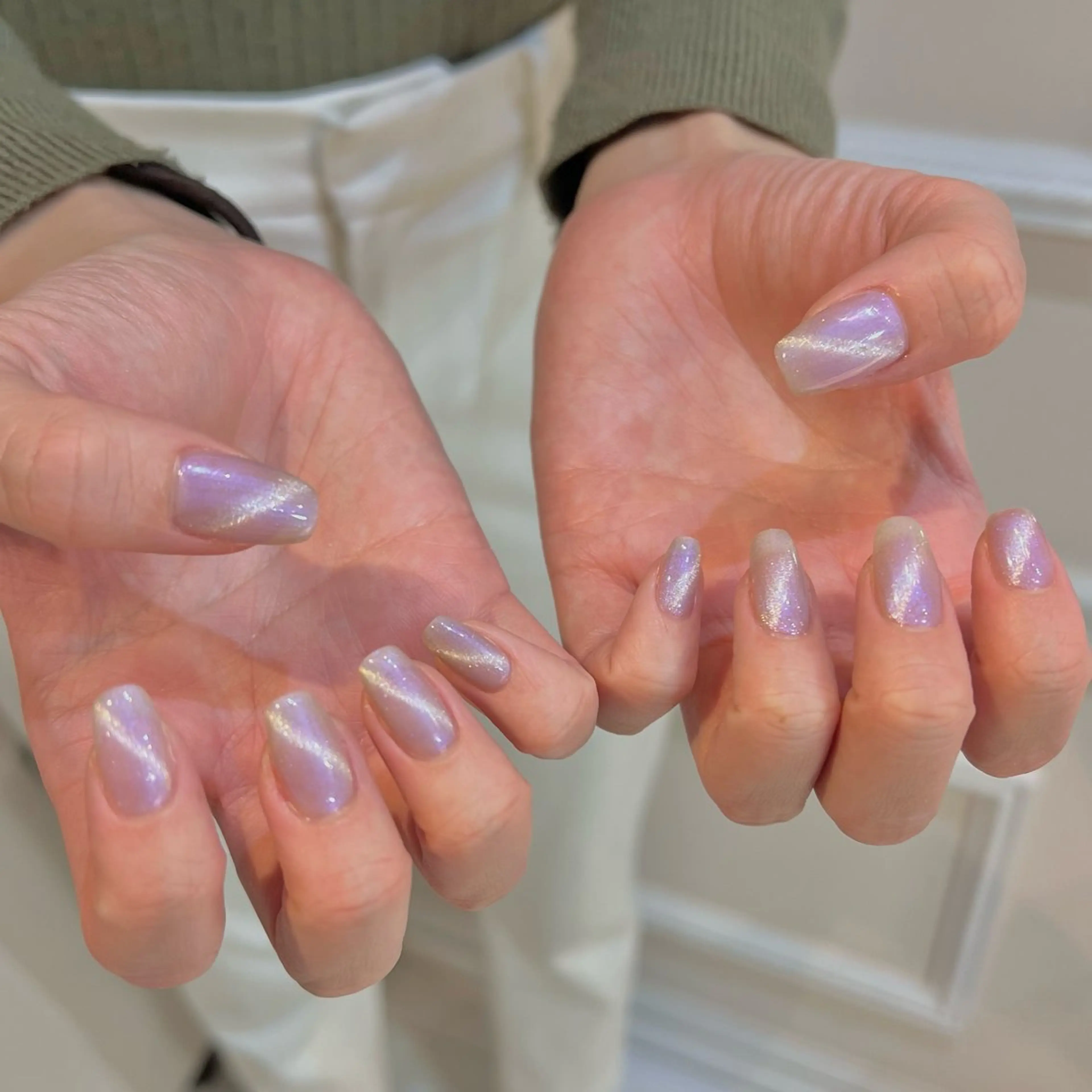 ネイル ハンドネイル 🎀チーク/ちゅるん 🫧chisa🎀のネイルデザイン