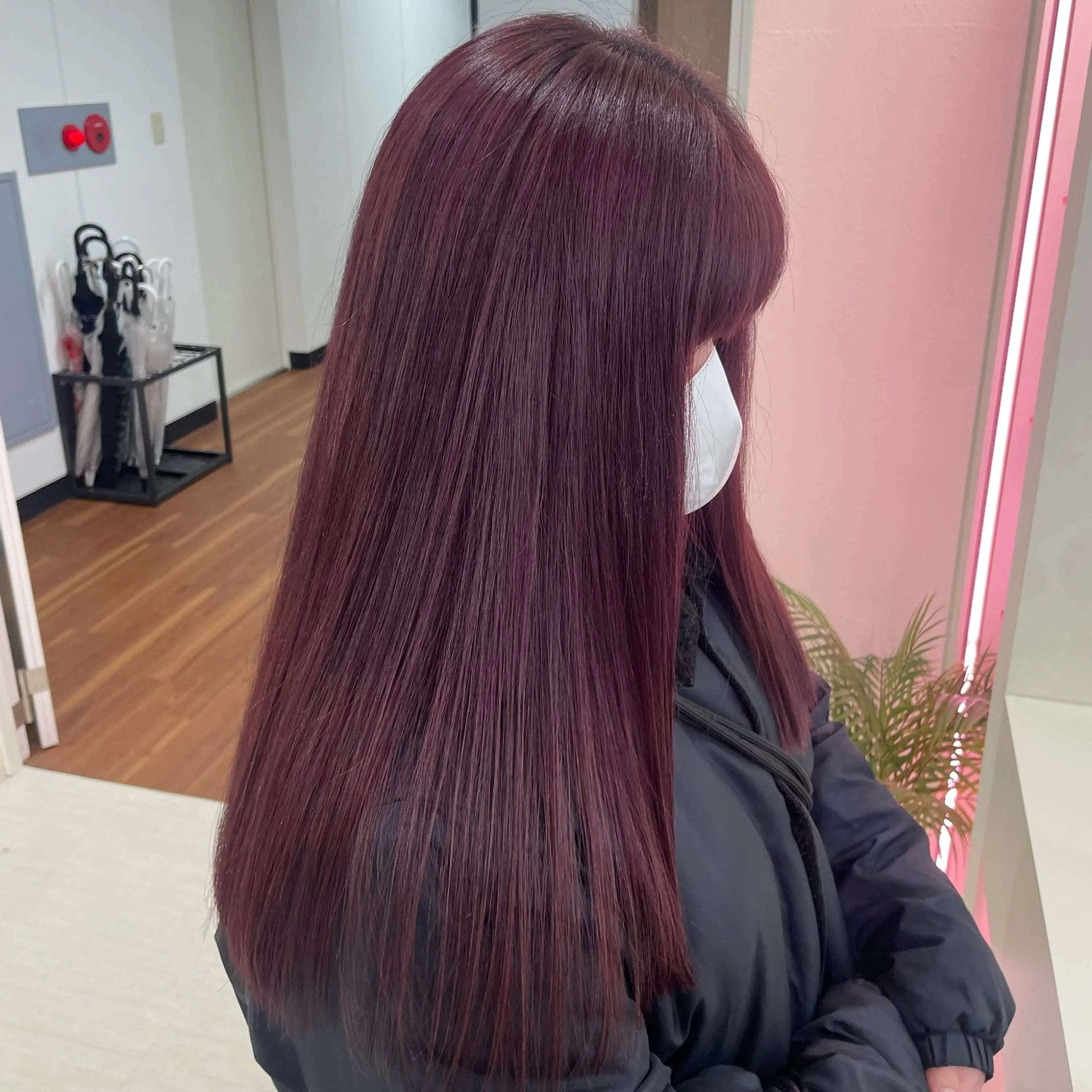 ロング 🎀🫧透明感 ピンクラベンダー💟のヘアスタイル