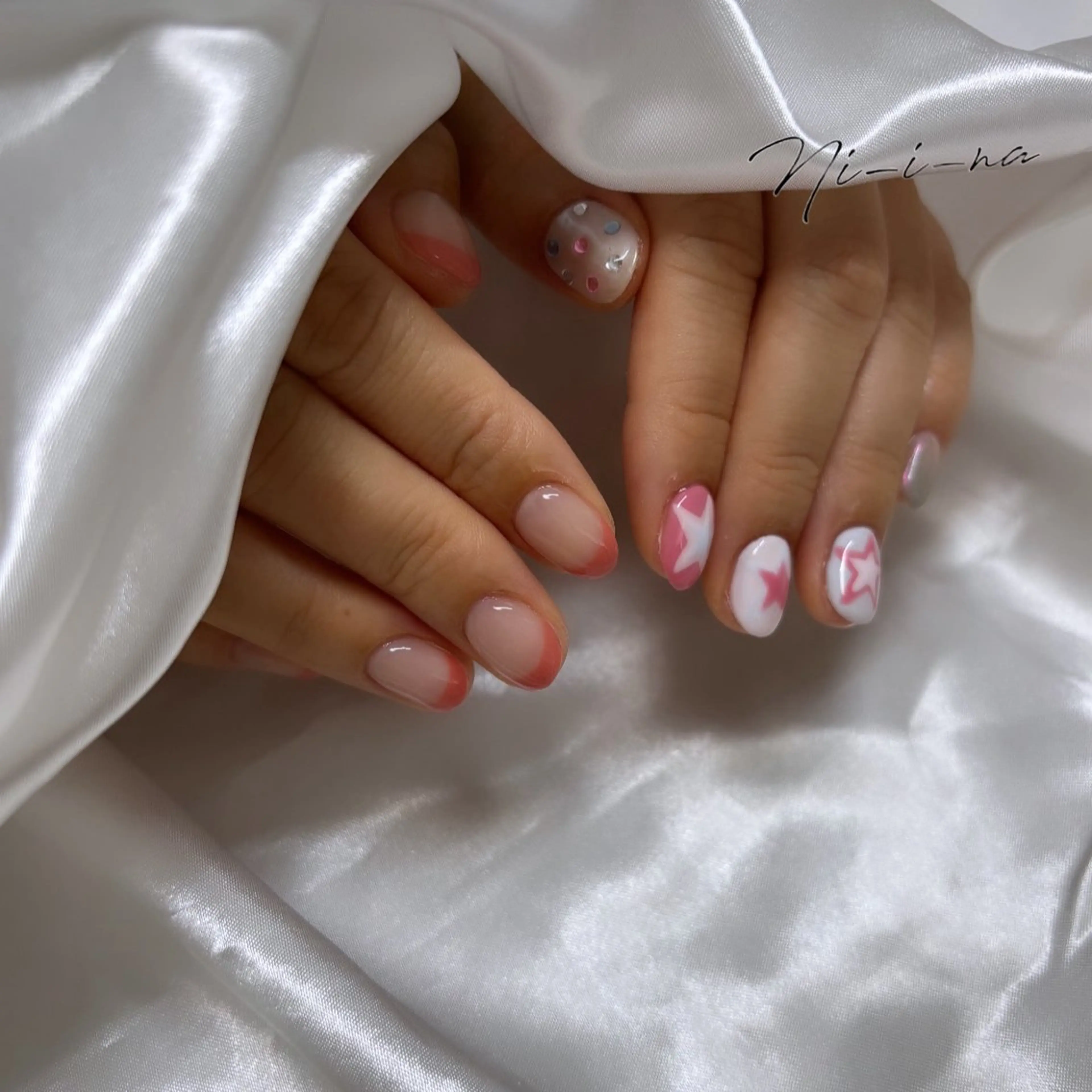 ネイル ハンドネイル nail salon Ni-i-naのネイルデザイン