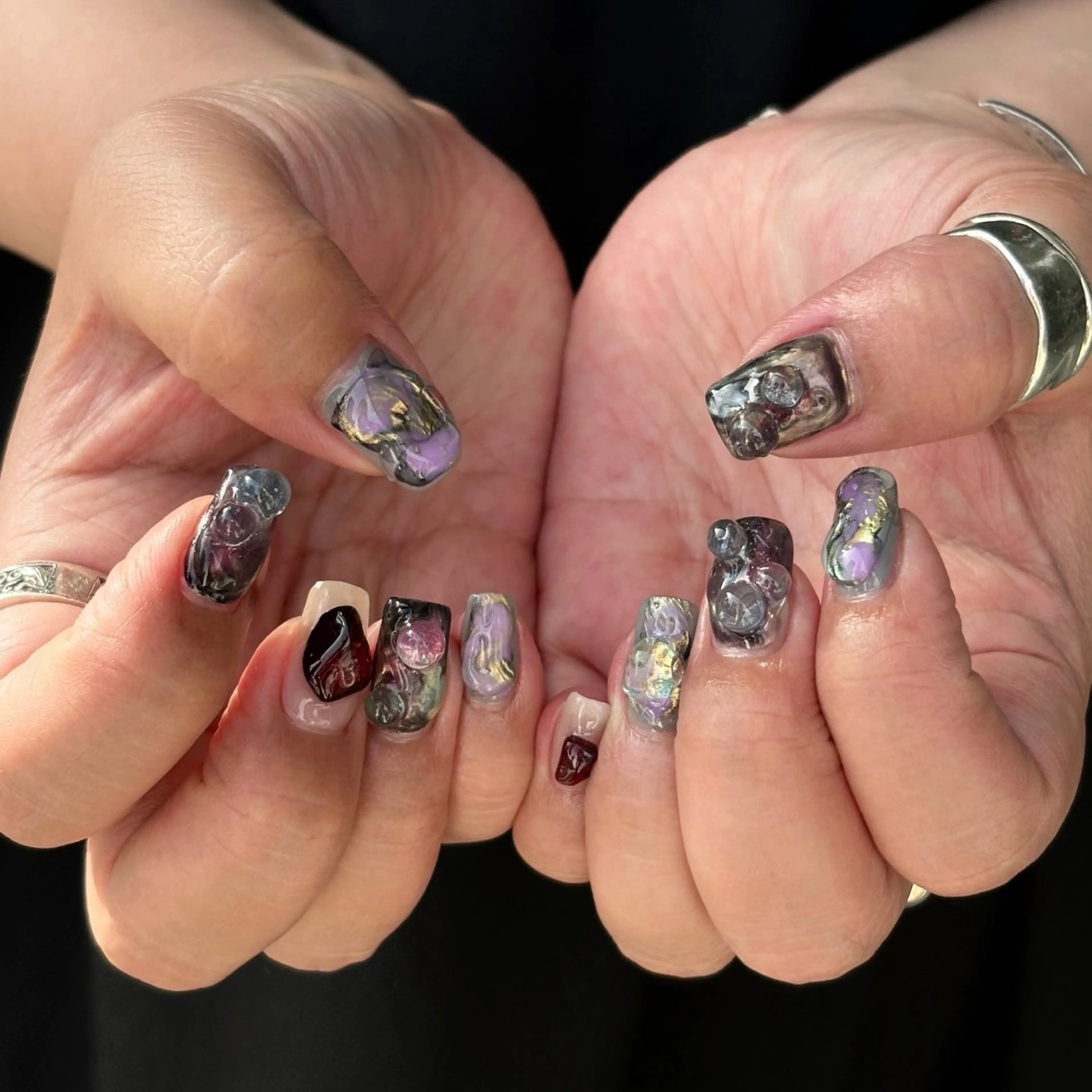 ネイル hinako /個性派ニュアンスのネイルデザイン