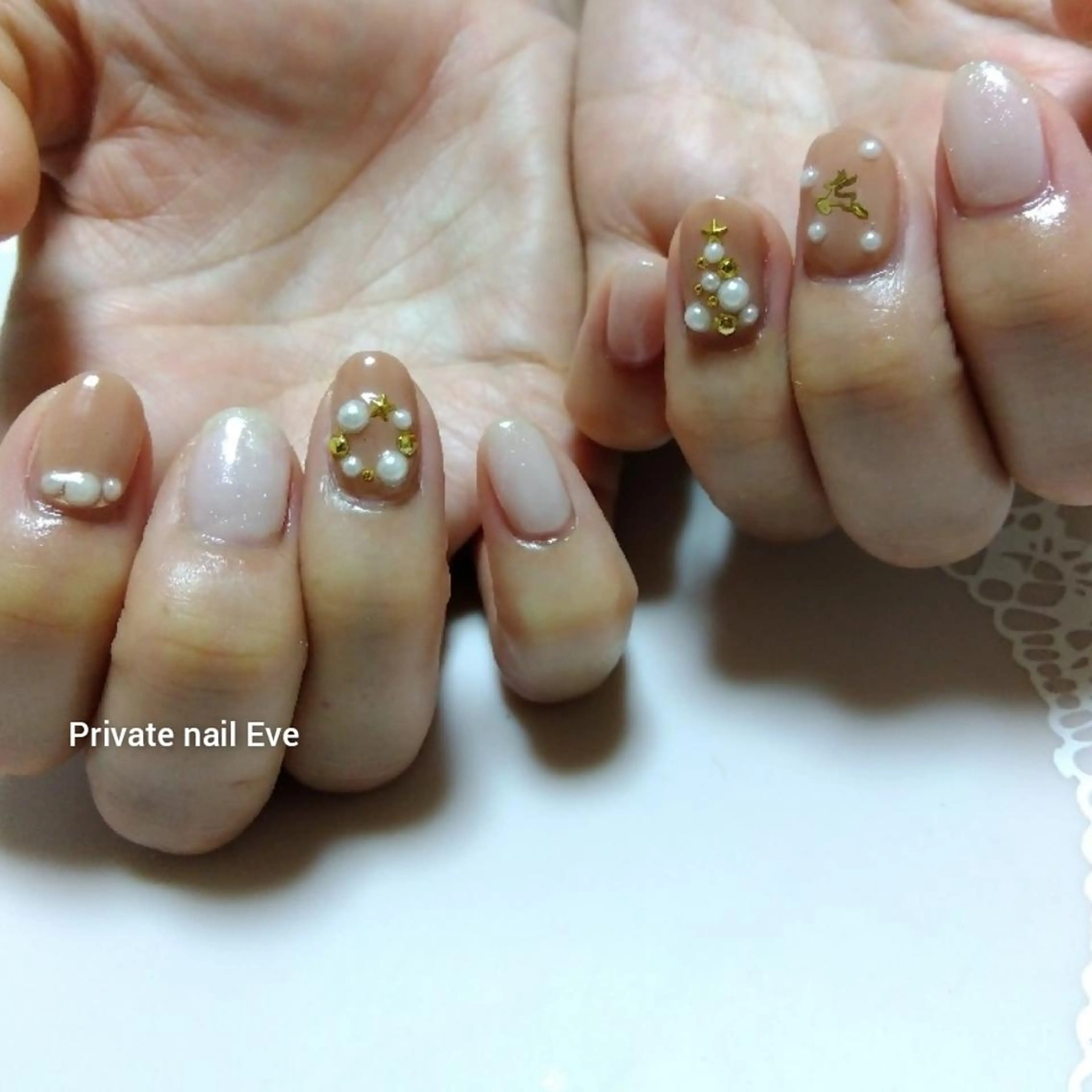 ネイル 冬ネイル クリスマス ハンドネイル ネイル junkoのネイルデザイン