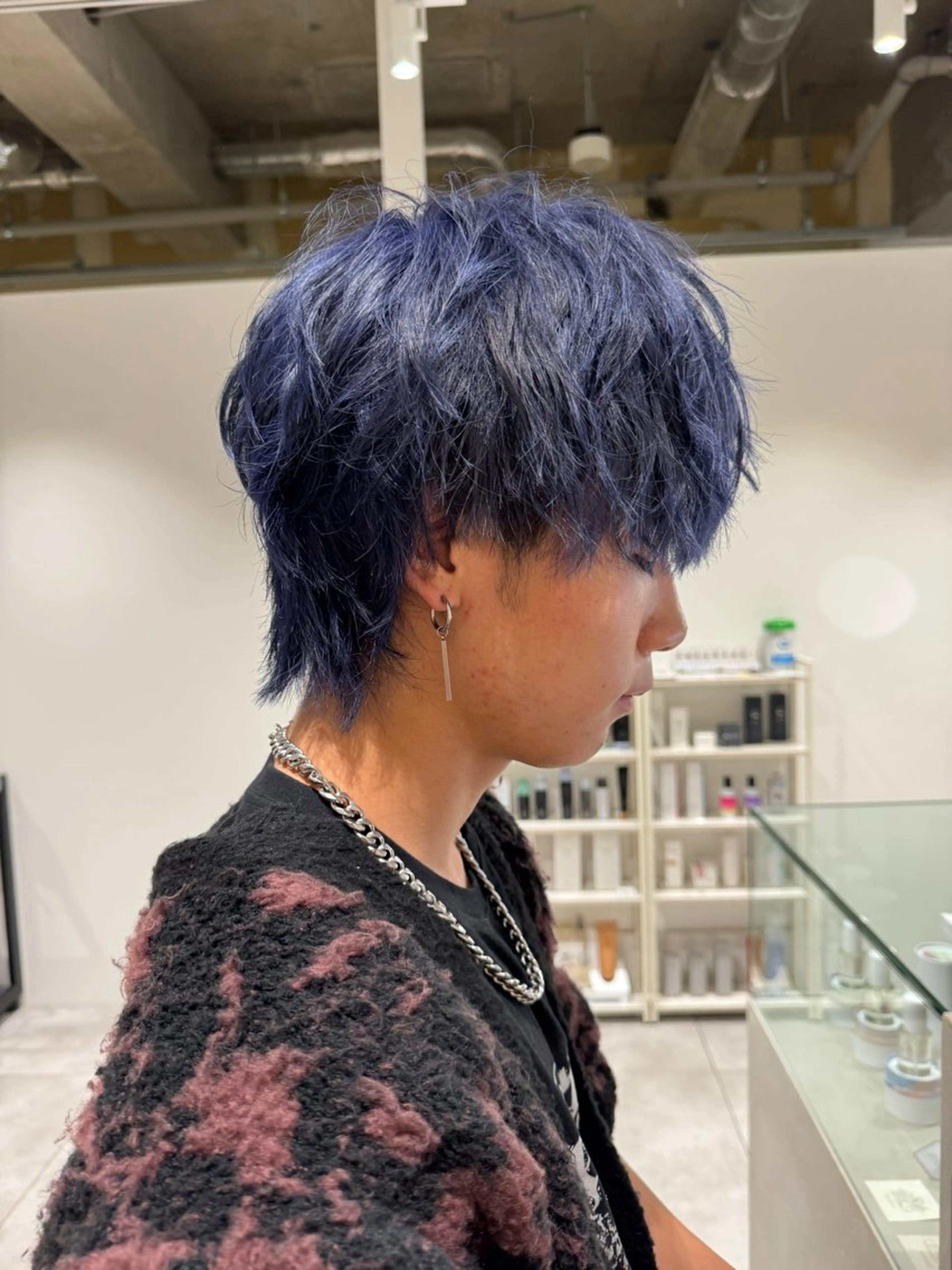 ショート カラー メンズ カット ヘアカラー メンズカット/ ブリーチ/かほのヘアスタイル