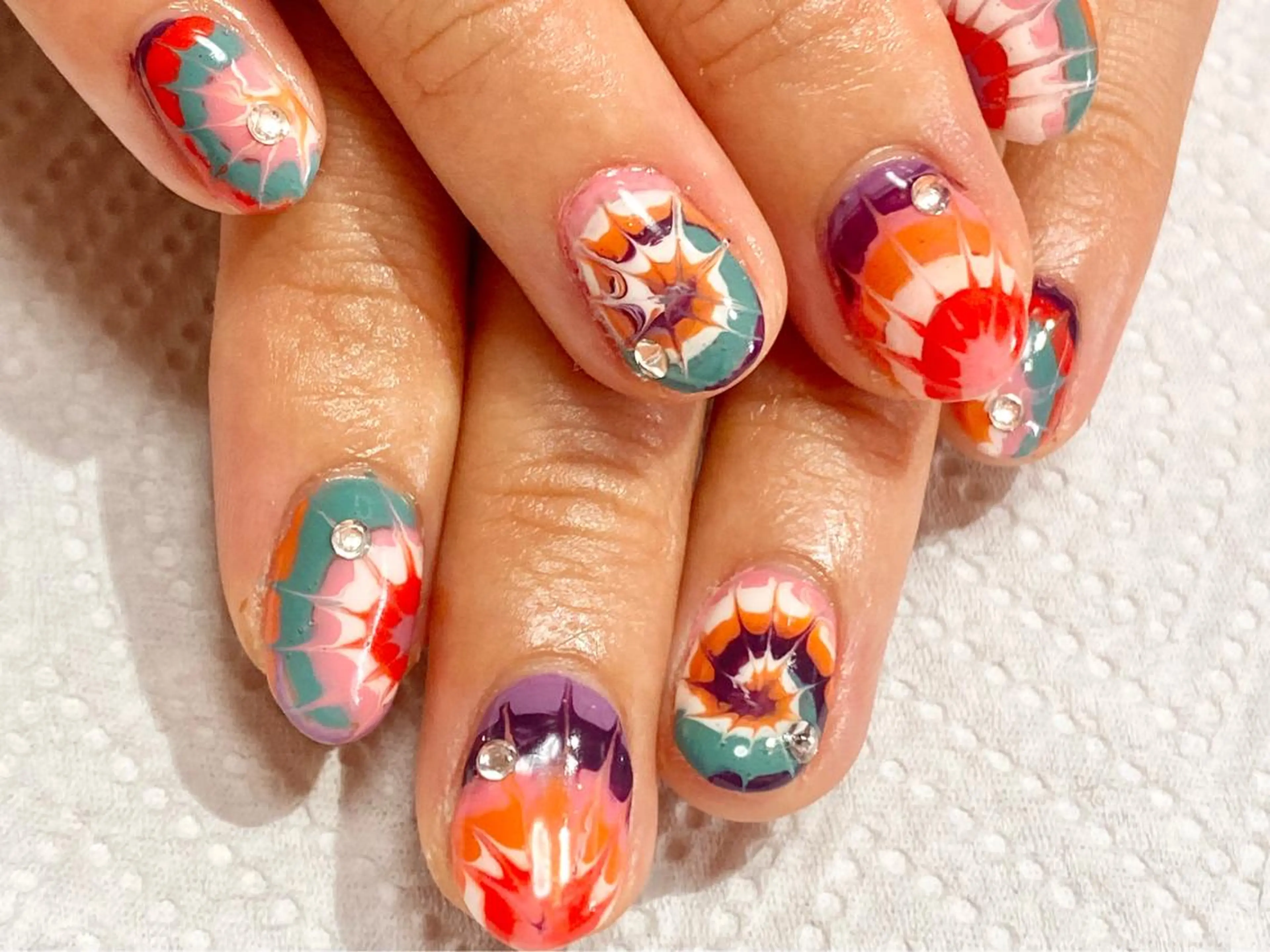 ネイル 持ち込み ハンドネイル リラネイル所属・福田 美代子のネイルデザイン