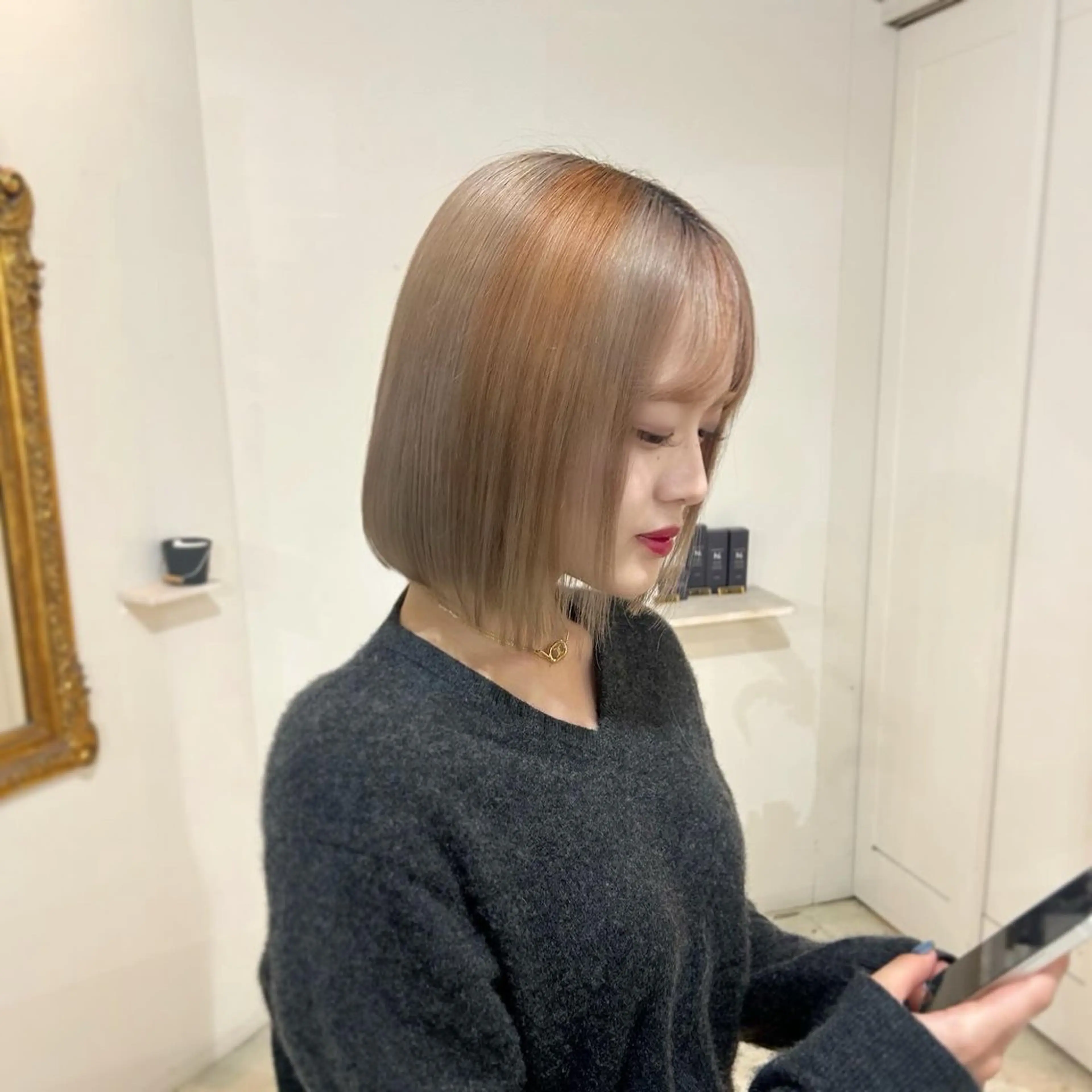 カラー ヘアカラー yori所属・kokoro /ダブルカラー💎のヘアスタイル