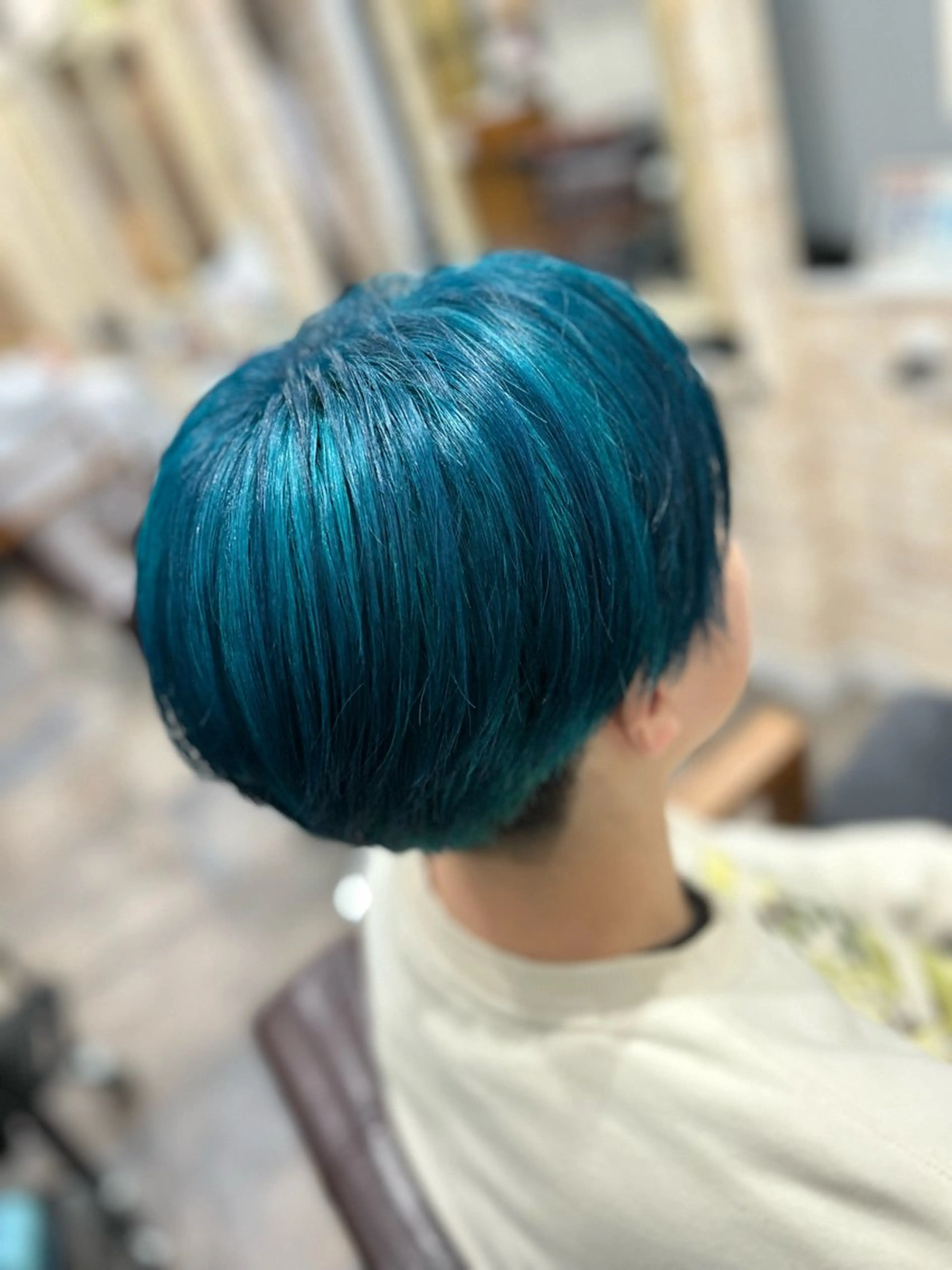 ショート カラー メンズ 成安 雪菜のヘアスタイル
