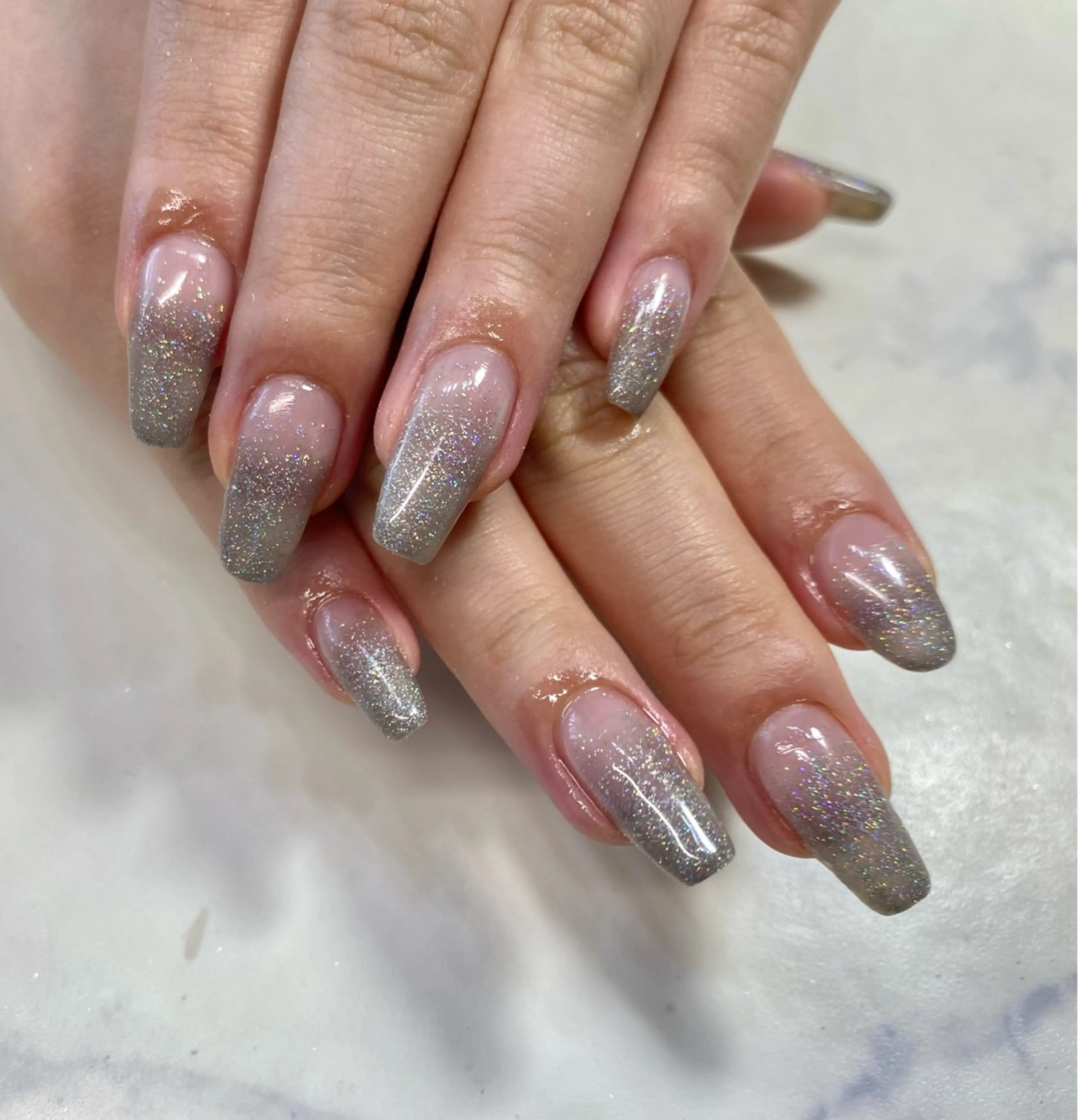 ネイル グラデーション Three いわなべのネイルデザイン