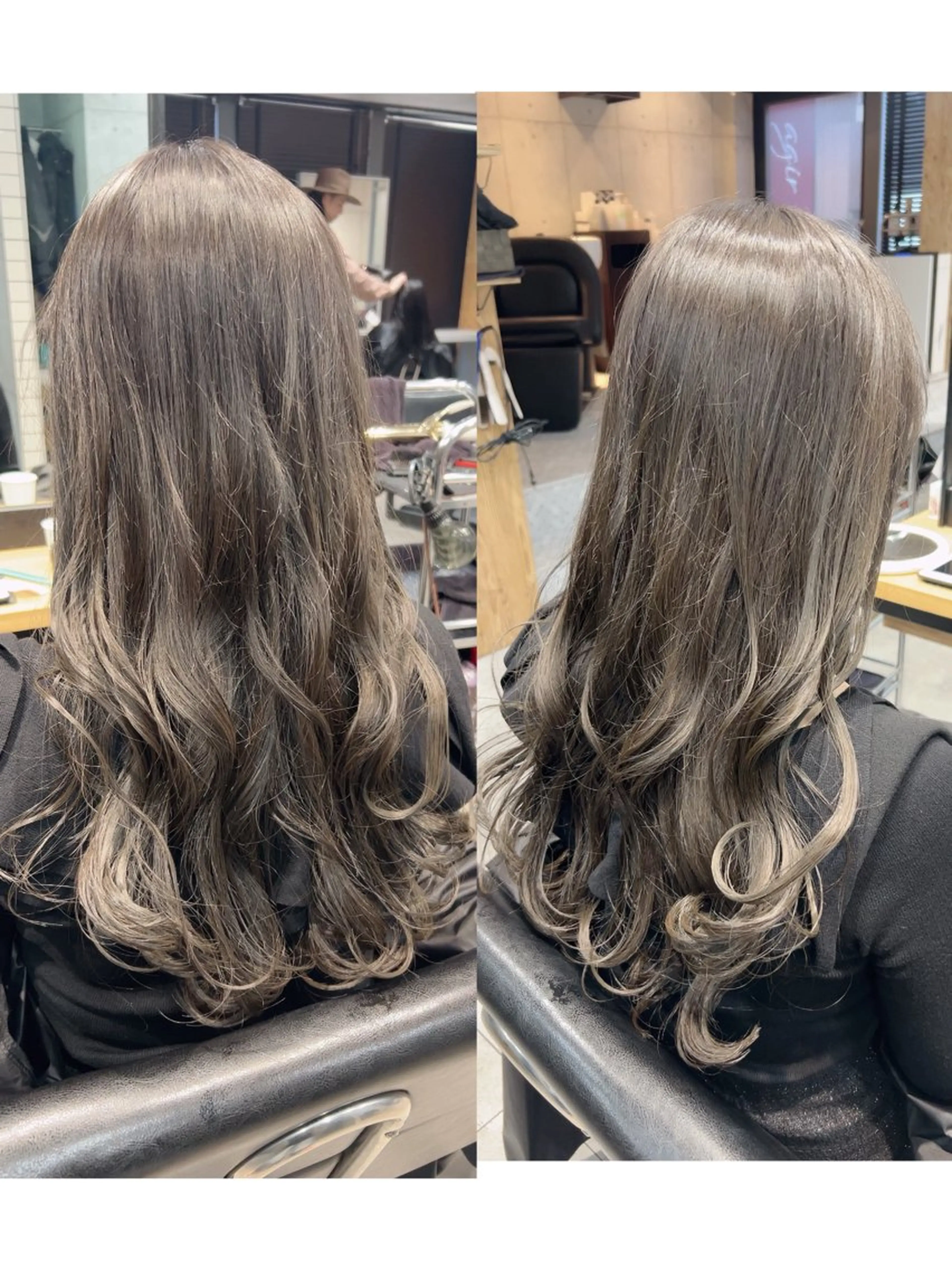 ロング カット ヘアカラー トリートメント 💫newi💫村上 孝一のヘアスタイル