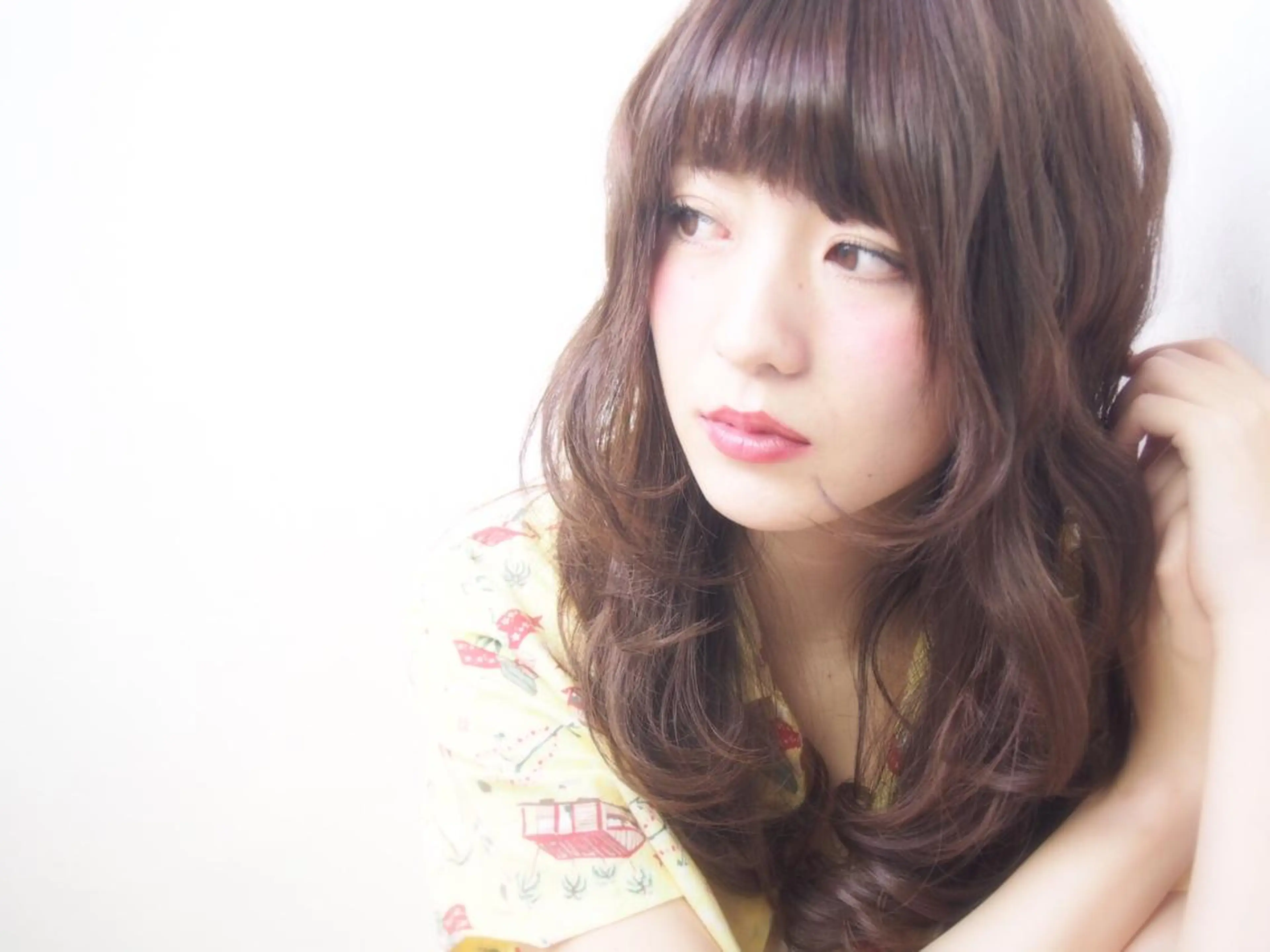 ロング カラー 藤本 憲吾のヘアスタイル