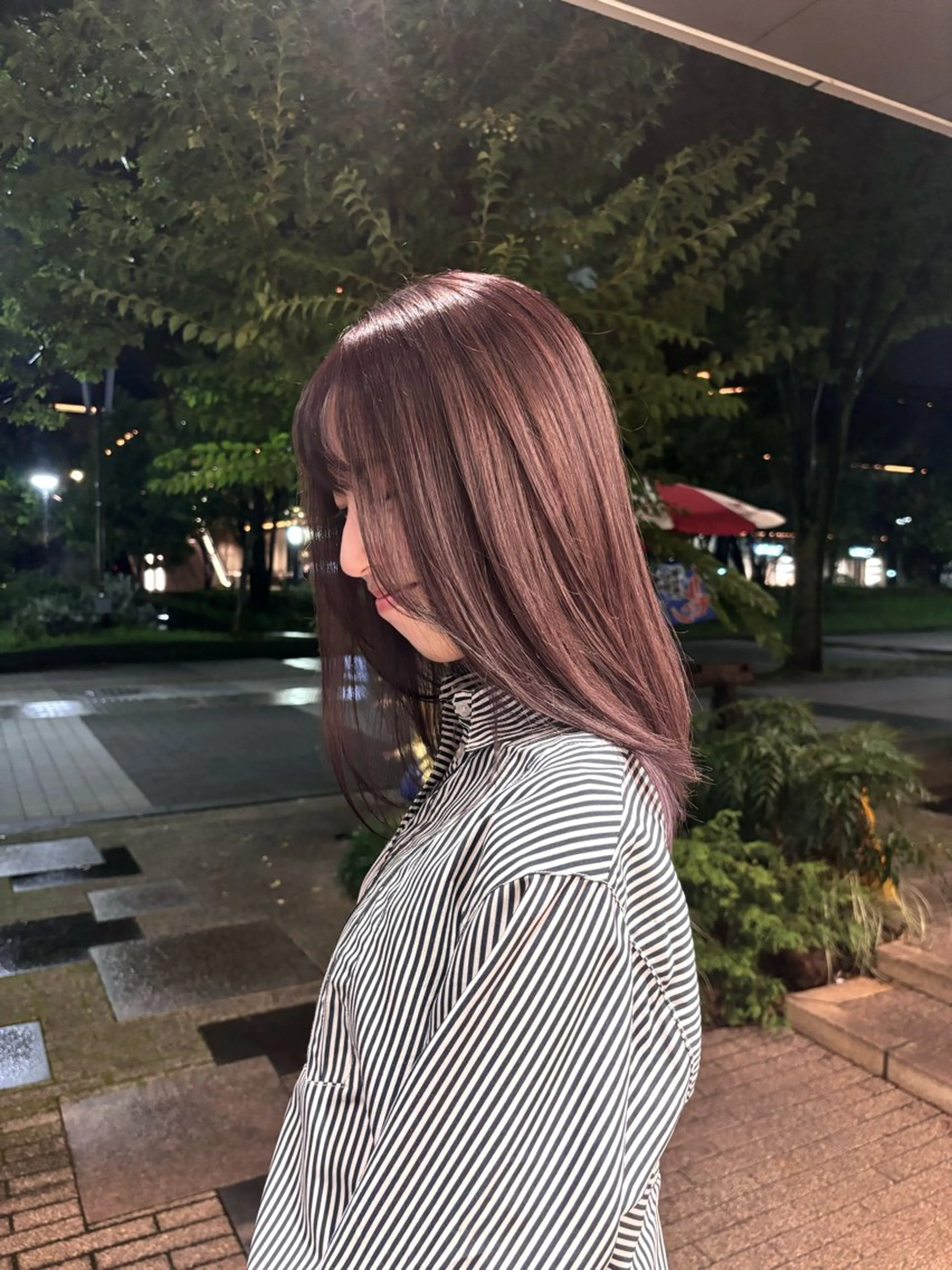 カラー げんば ななのヘアスタイル