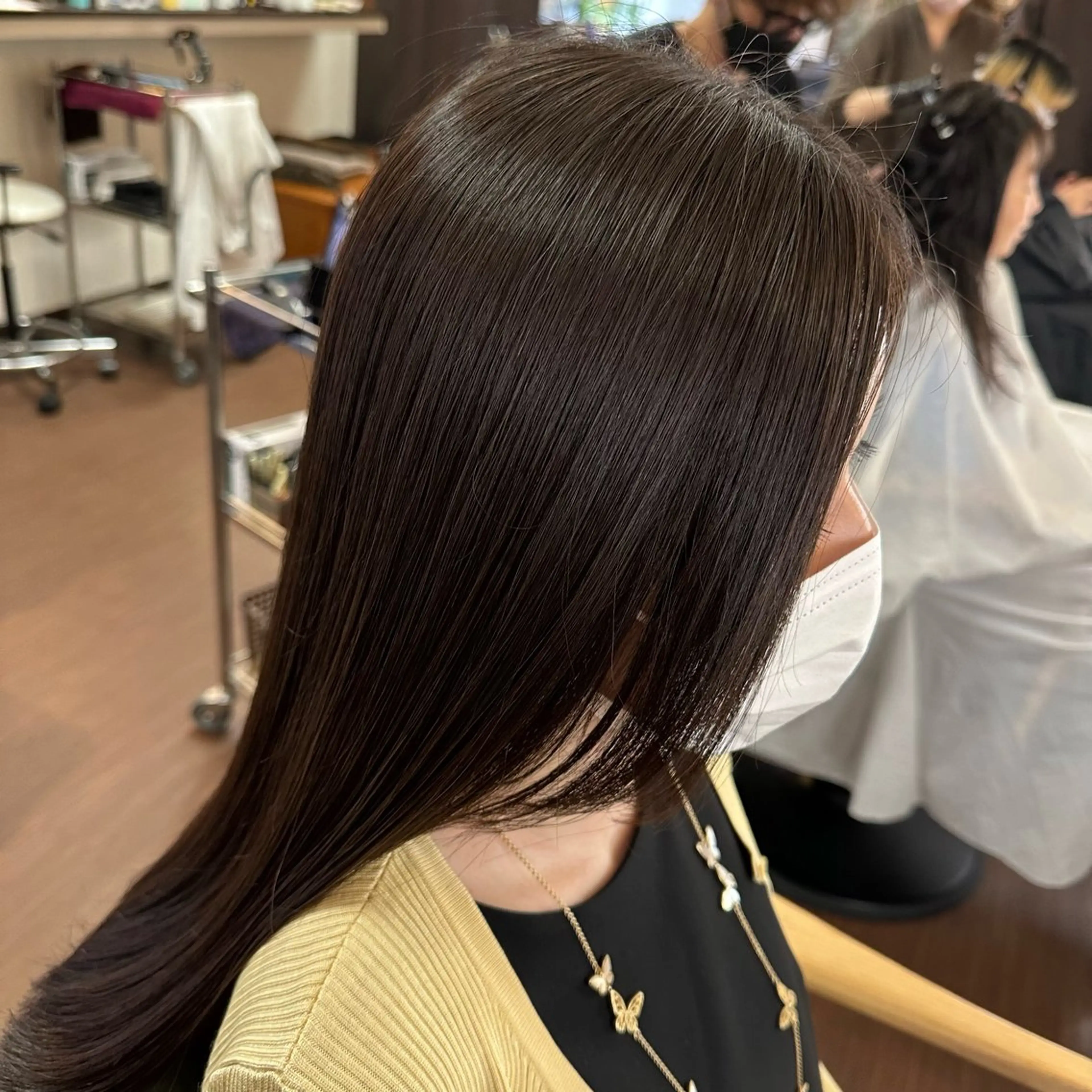 ロング カット インナーカラー指名 No.1菊池柊真のヘアスタイル