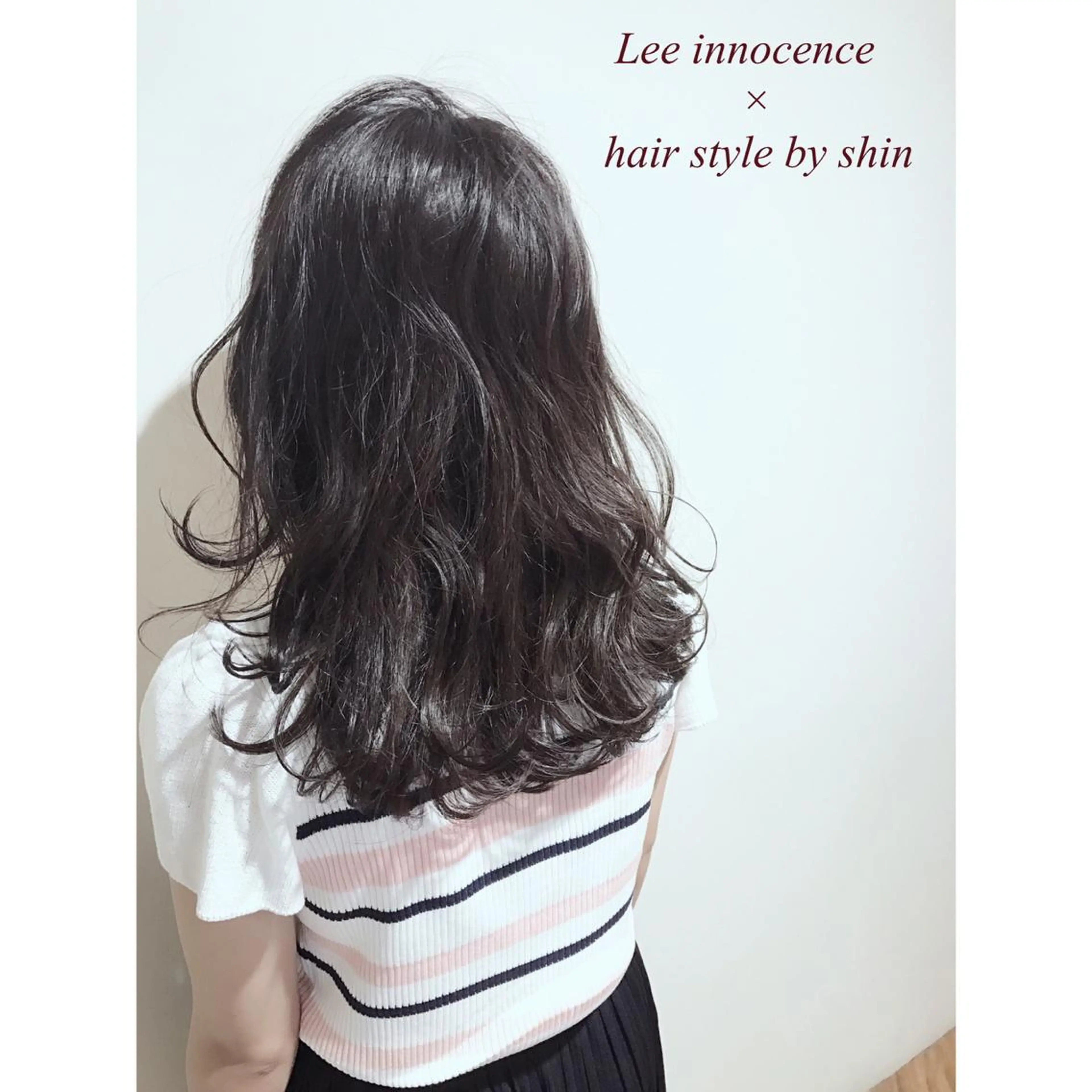 セミロング カラー パーマ アッシュ アッシュグレー ブリーチ カラー/髪質改善スペ シャリスト宮本　伸一のヘアスタイル