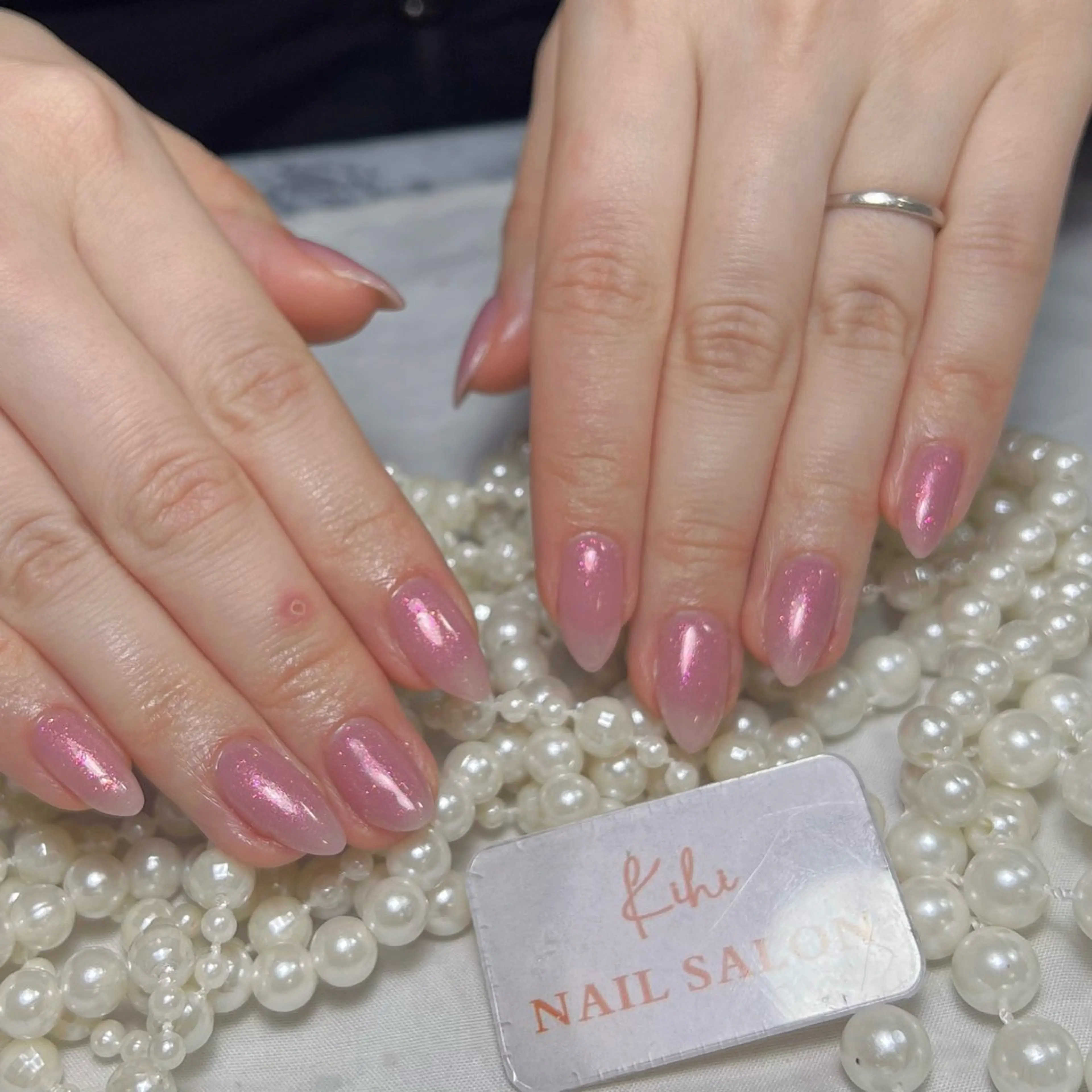 ネイル アートネイル フレンチネイル ジェルネイル グラデーション 韓国ネイル 村中 ハナのネイルデザイン