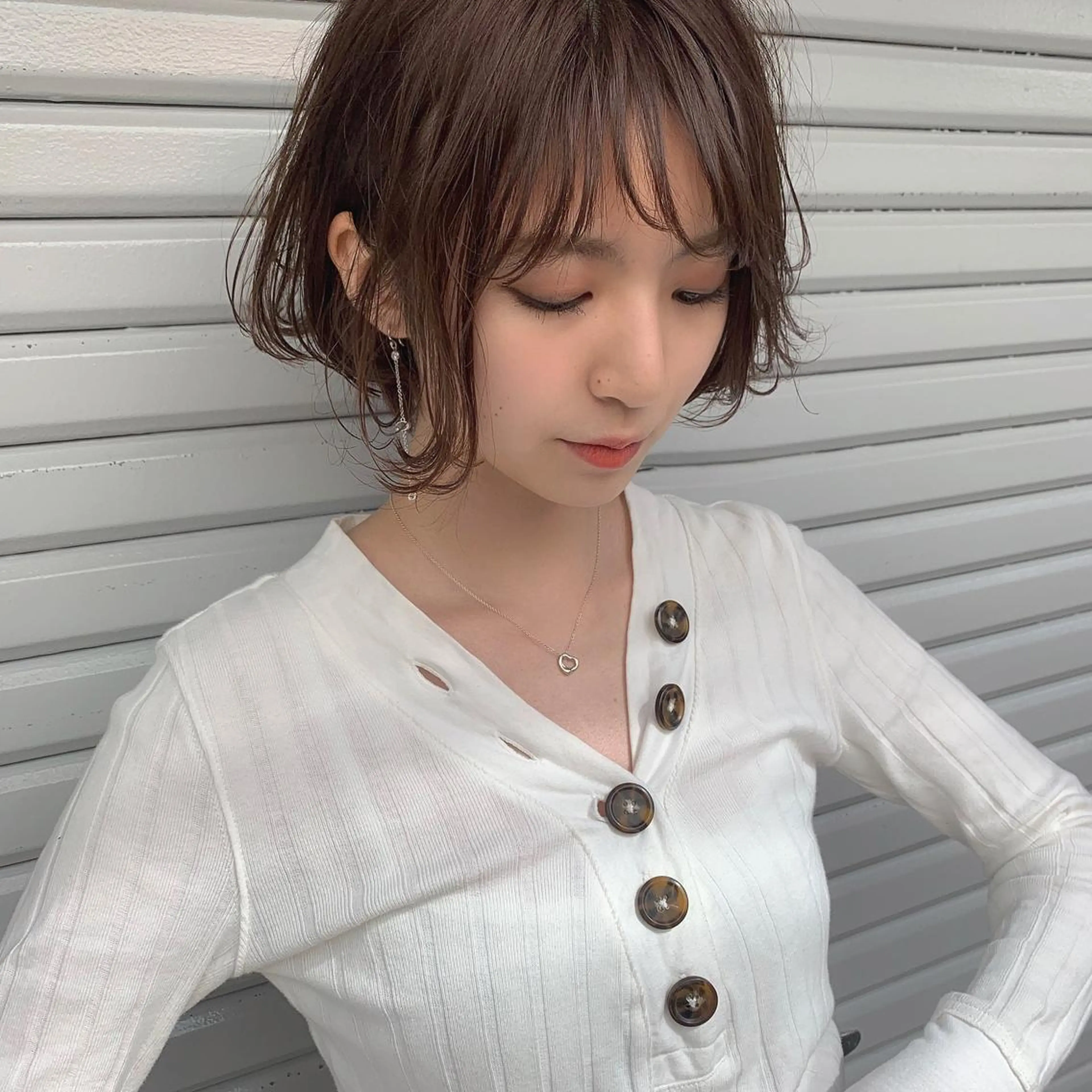 ショート カラー SAKURA 原宿所属・なかの たくみのヘアスタイル