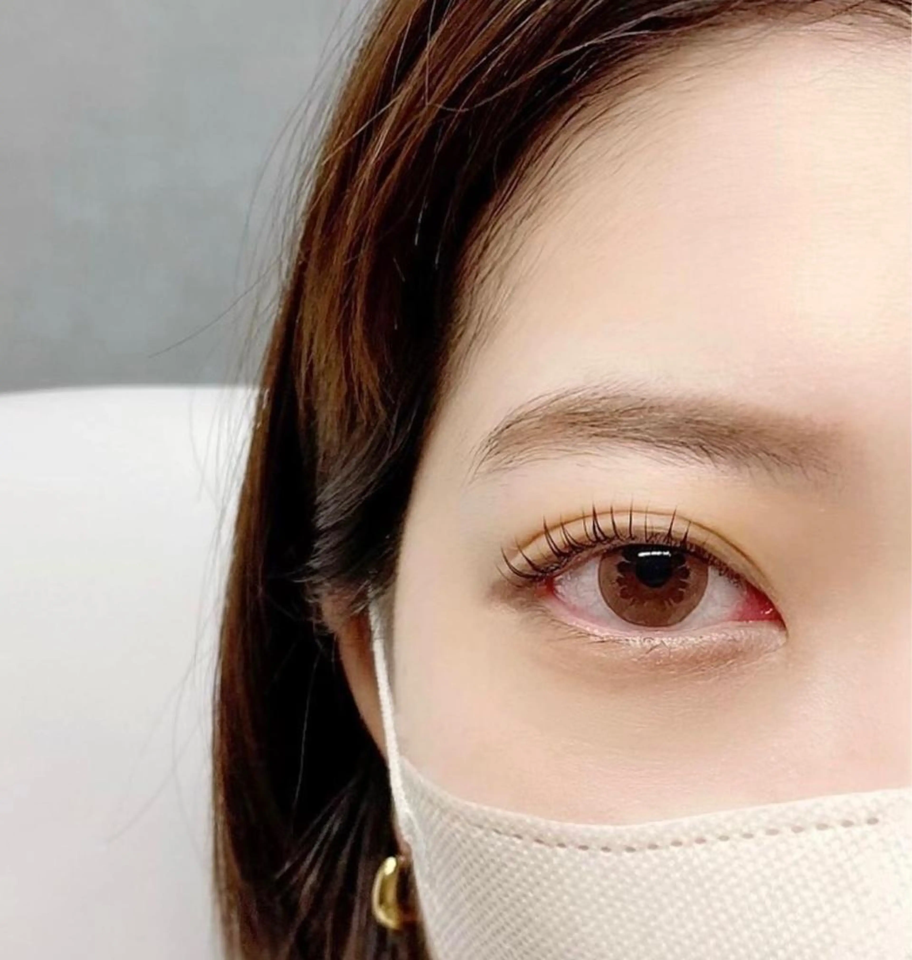 マツエク・マツパ パリジェンヌラッシュリフト 一重×まつ毛パーマ eyelash Swellaのマツエク・マツパデザイン