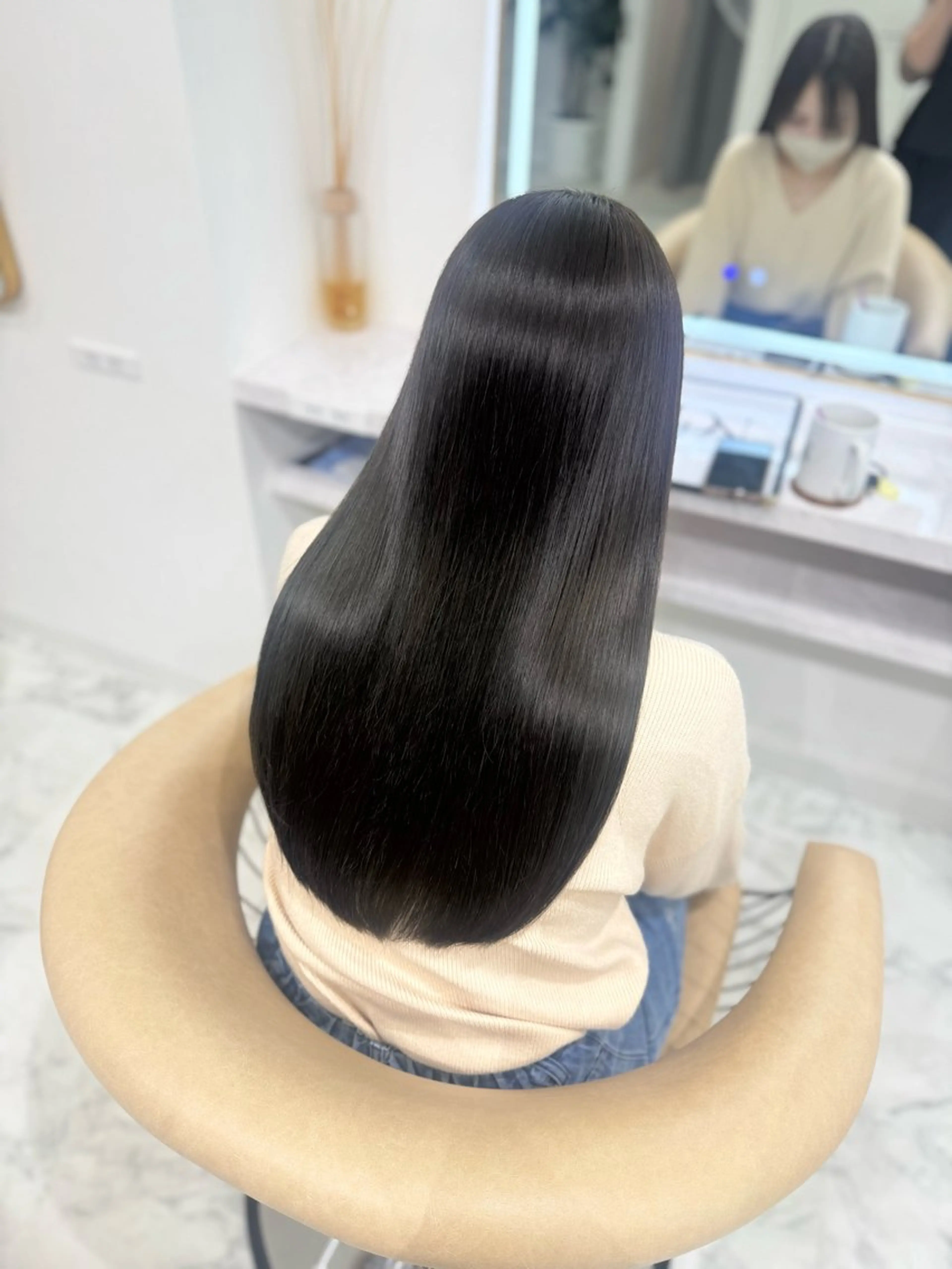 ケアカラー＋うる艶シルクトリートメント✧︎*。の写真