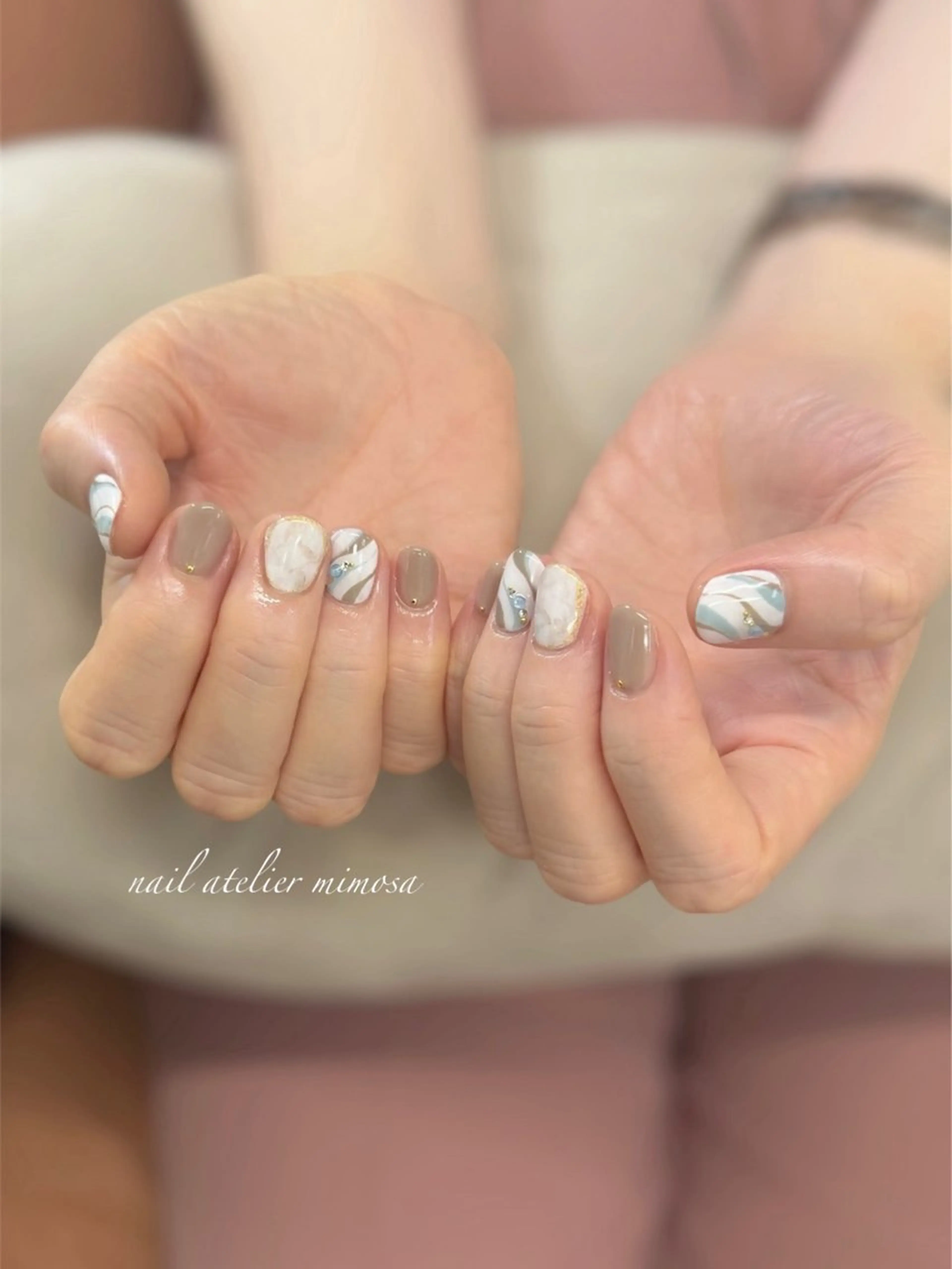ネイル ハンドネイル アトリエ　ミモザ所属・いまむら あかりのネイルデザイン