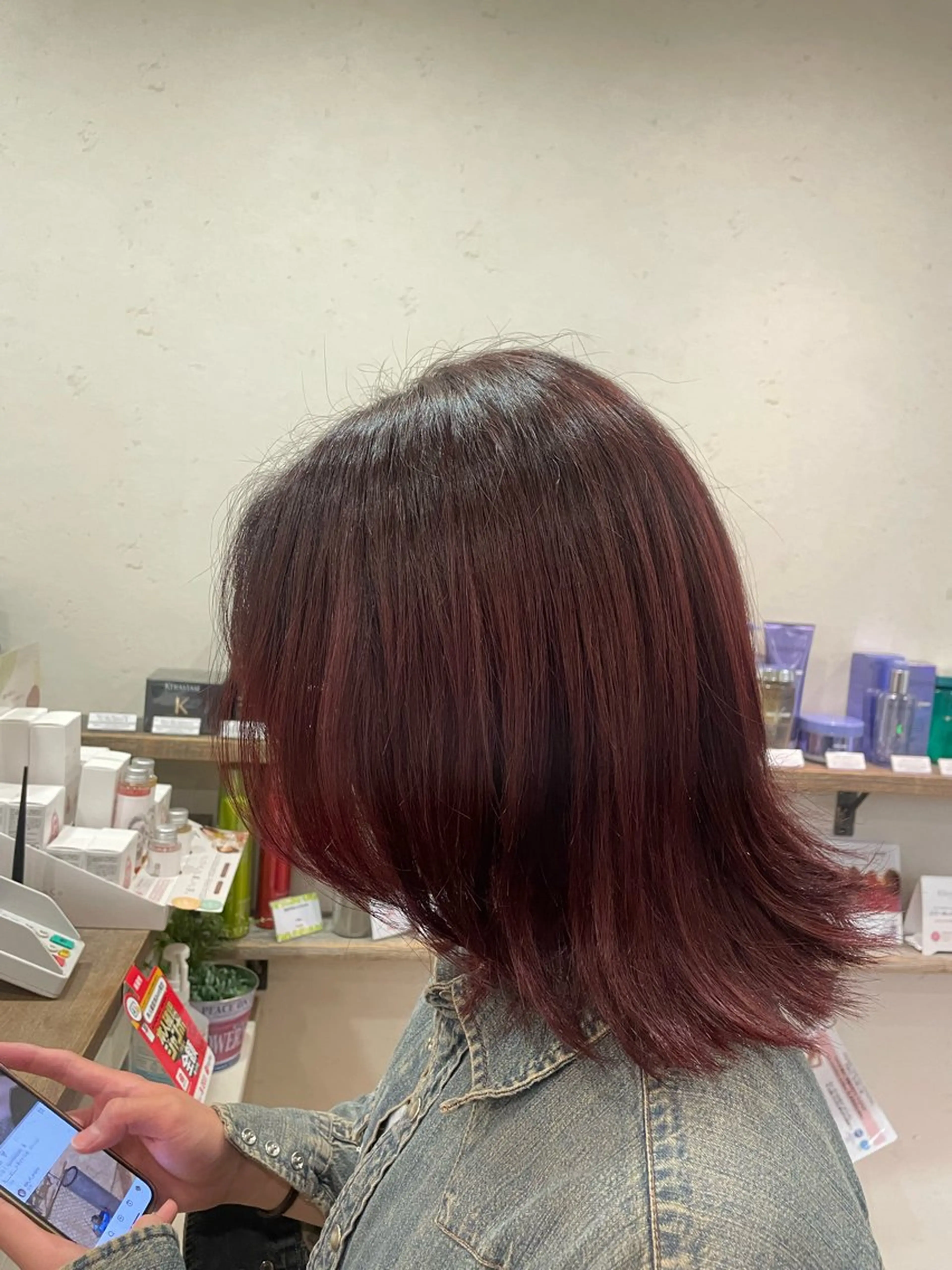 ショート カラー メンズ RIKU 髪質改善/縮毛矯正のヘアスタイル