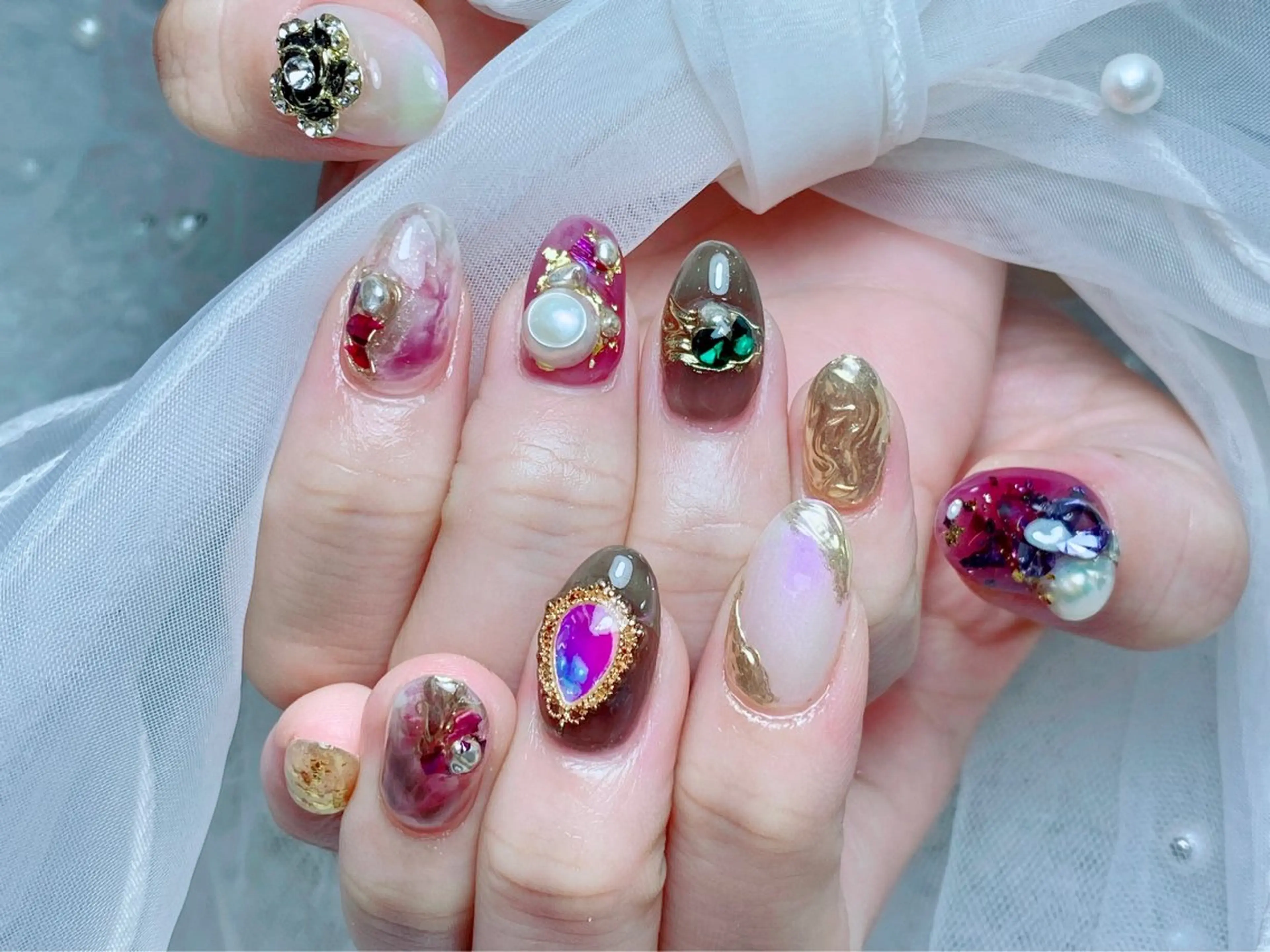 ネイル ニュアンスネイル ハンドネイル 【スカルプ専門店】 Naomi nailのネイルデザイン
