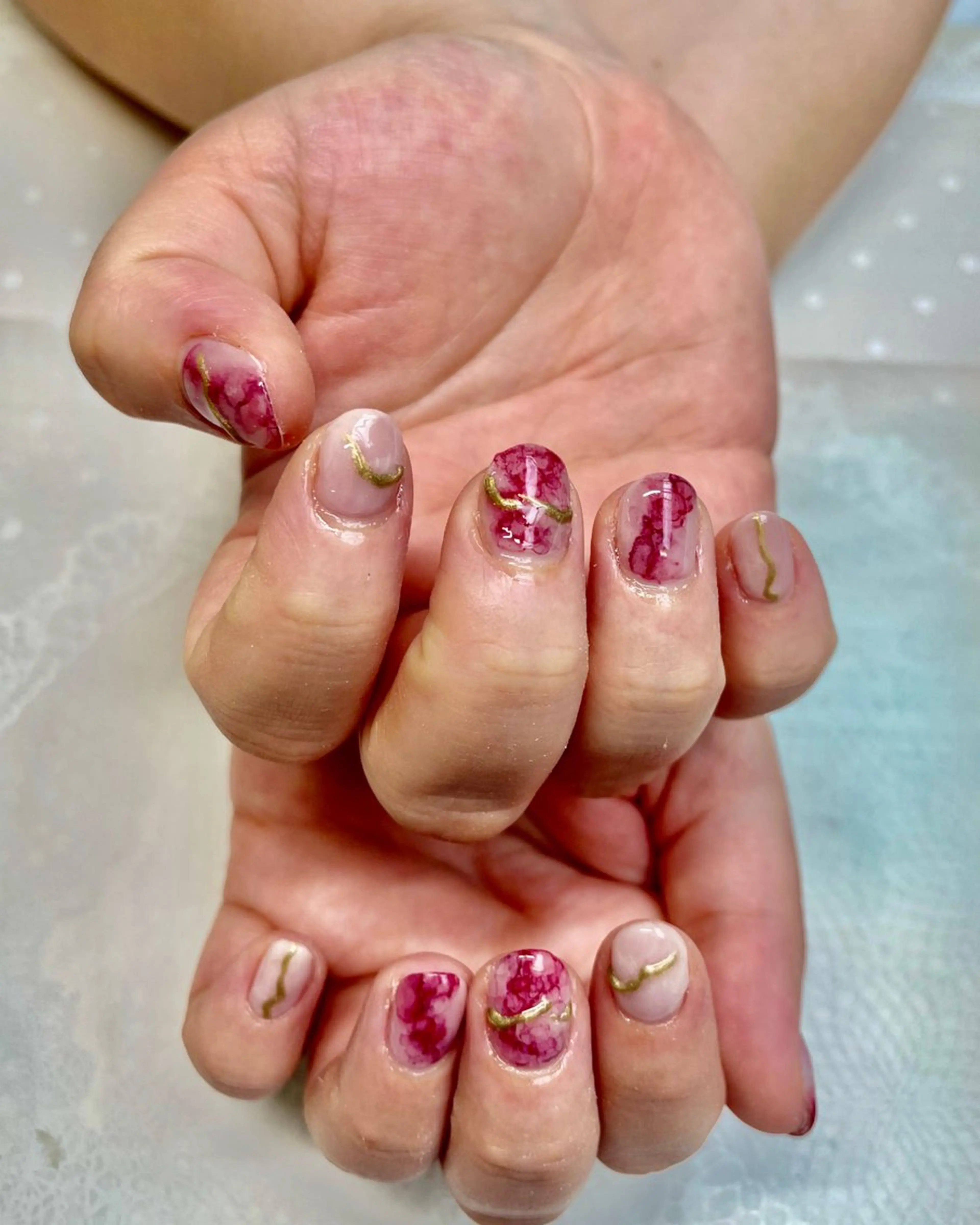 ネイル ハンドネイル 新宿ネイルサロン ジェミディローサ所属・新宿ネイルサロン ジェミディローサのネイルデザイン