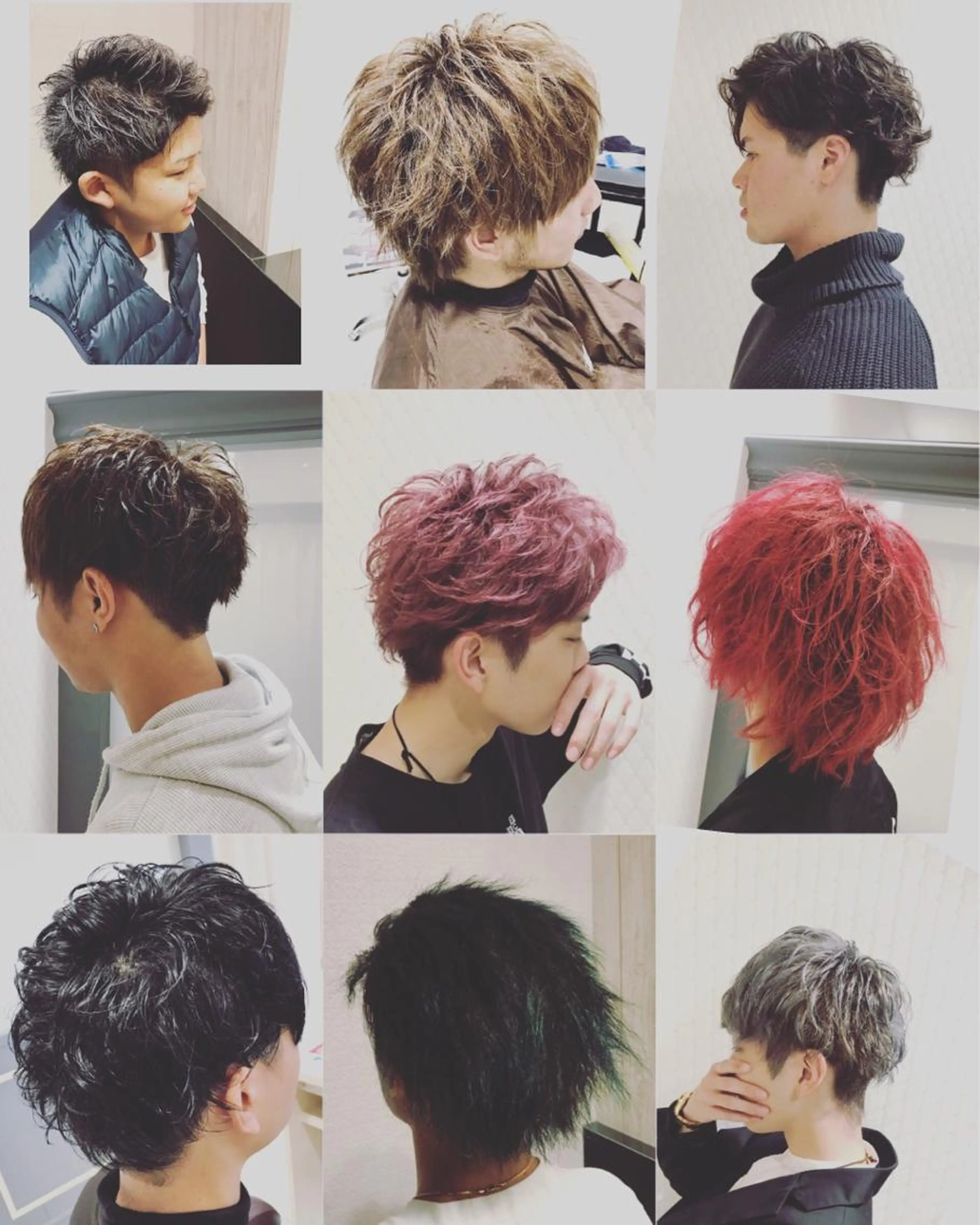 メンズカット&ヘアカラー&トリートメントの写真