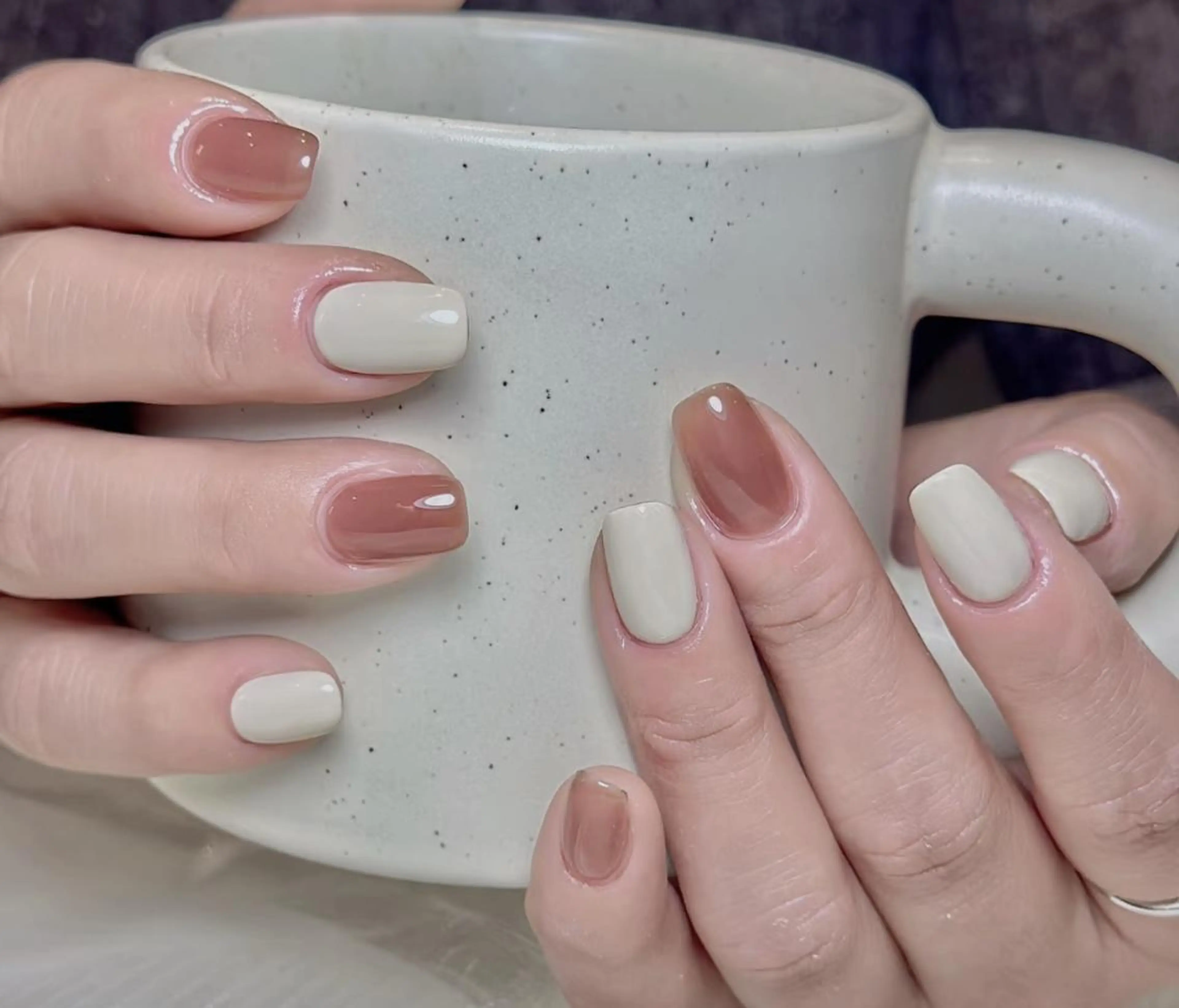 ネイル ハンドネイル By moonネイル 🌷ワンホン/韓国風のネイルデザイン