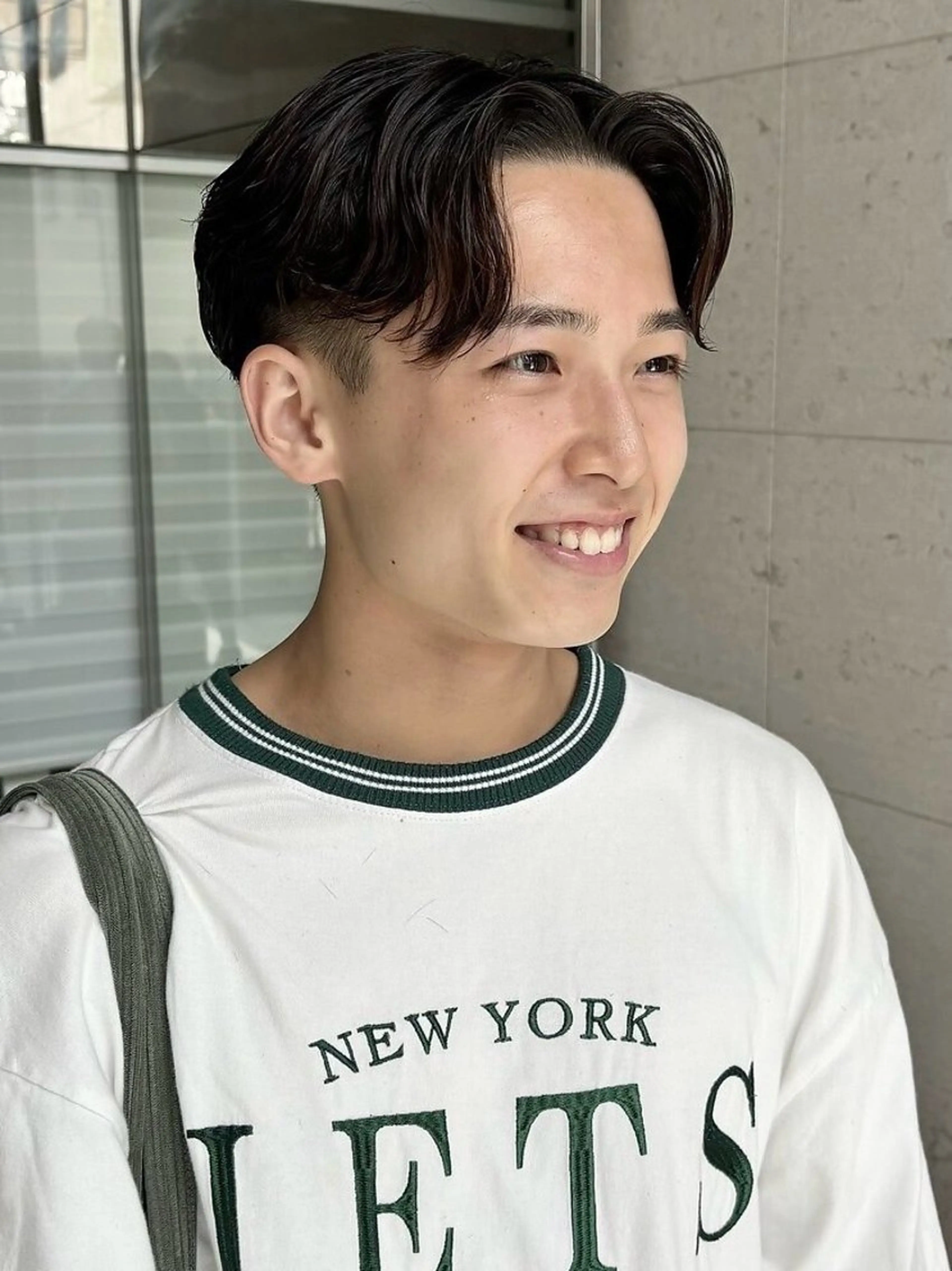 パーマ メンズ センターパート マッシュ メンズパーマ ニュアンスパーマ 🌈メンズパーマ🌀 またのあれんのヘアスタイル