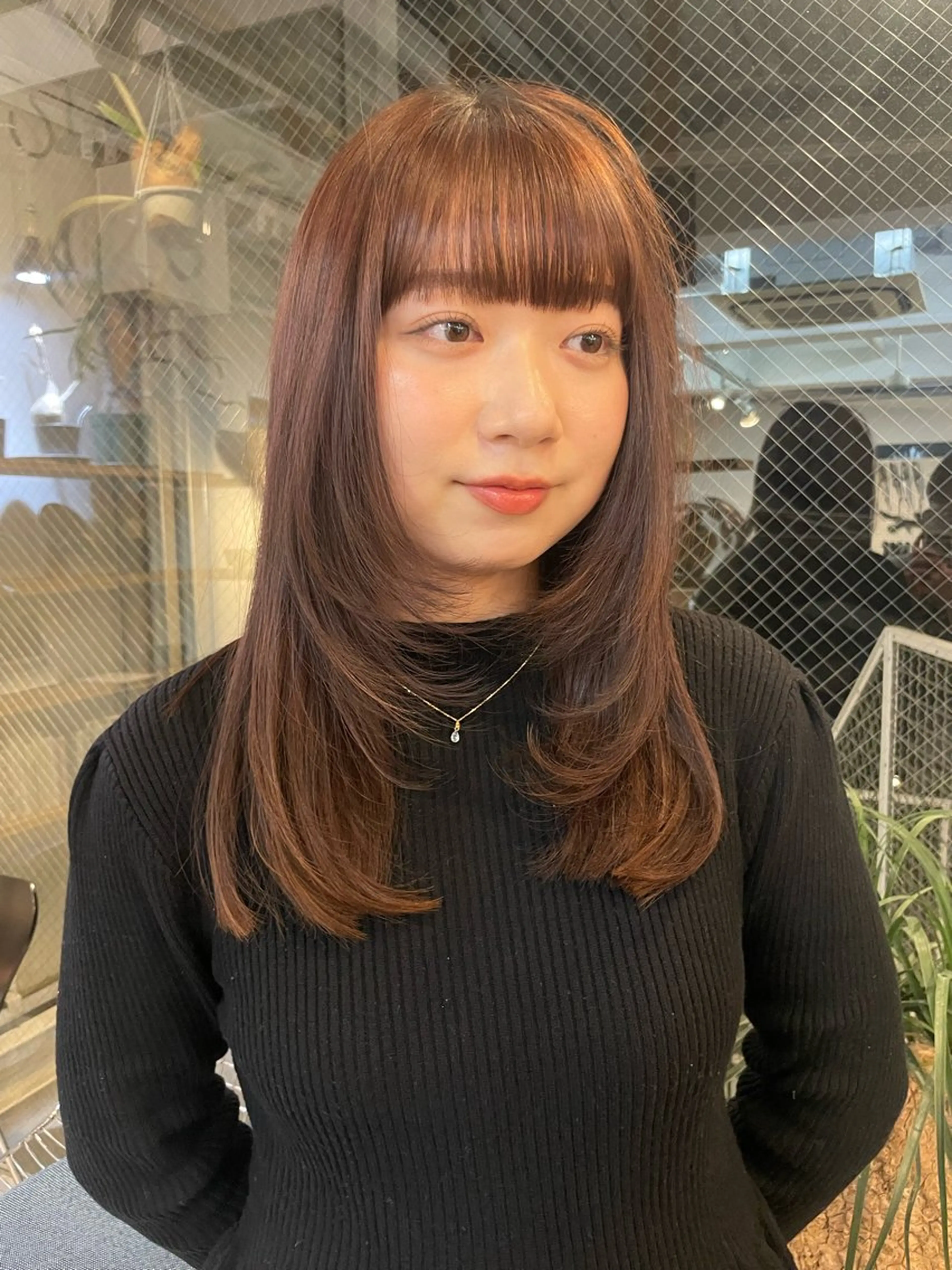 ロング レイヤーカット cyez rinkaのヘアスタイル