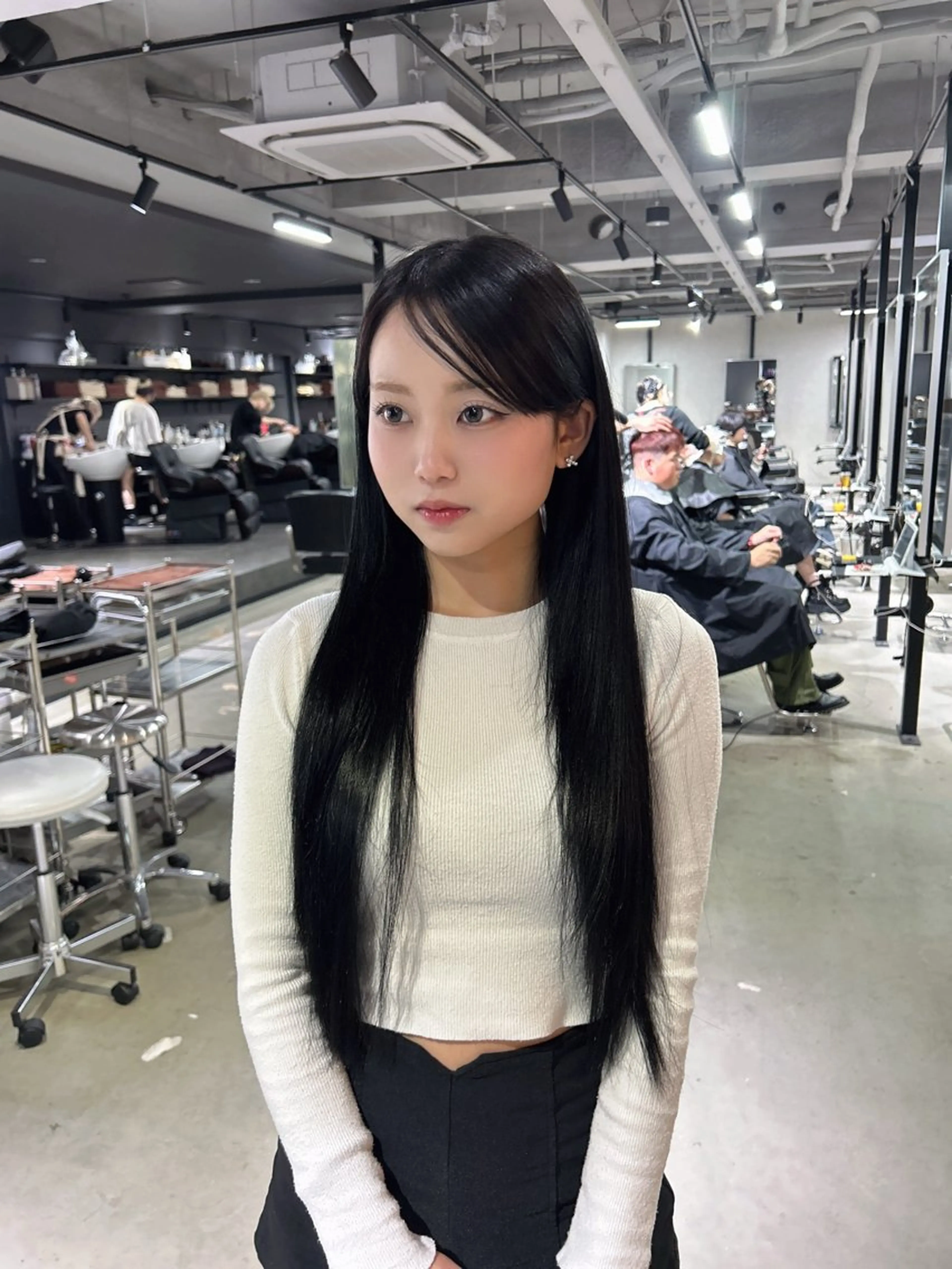 ロング 縮毛矯正 髪質改善大阪/ 酸性縮毛矯正/ゆうとのヘアスタイル