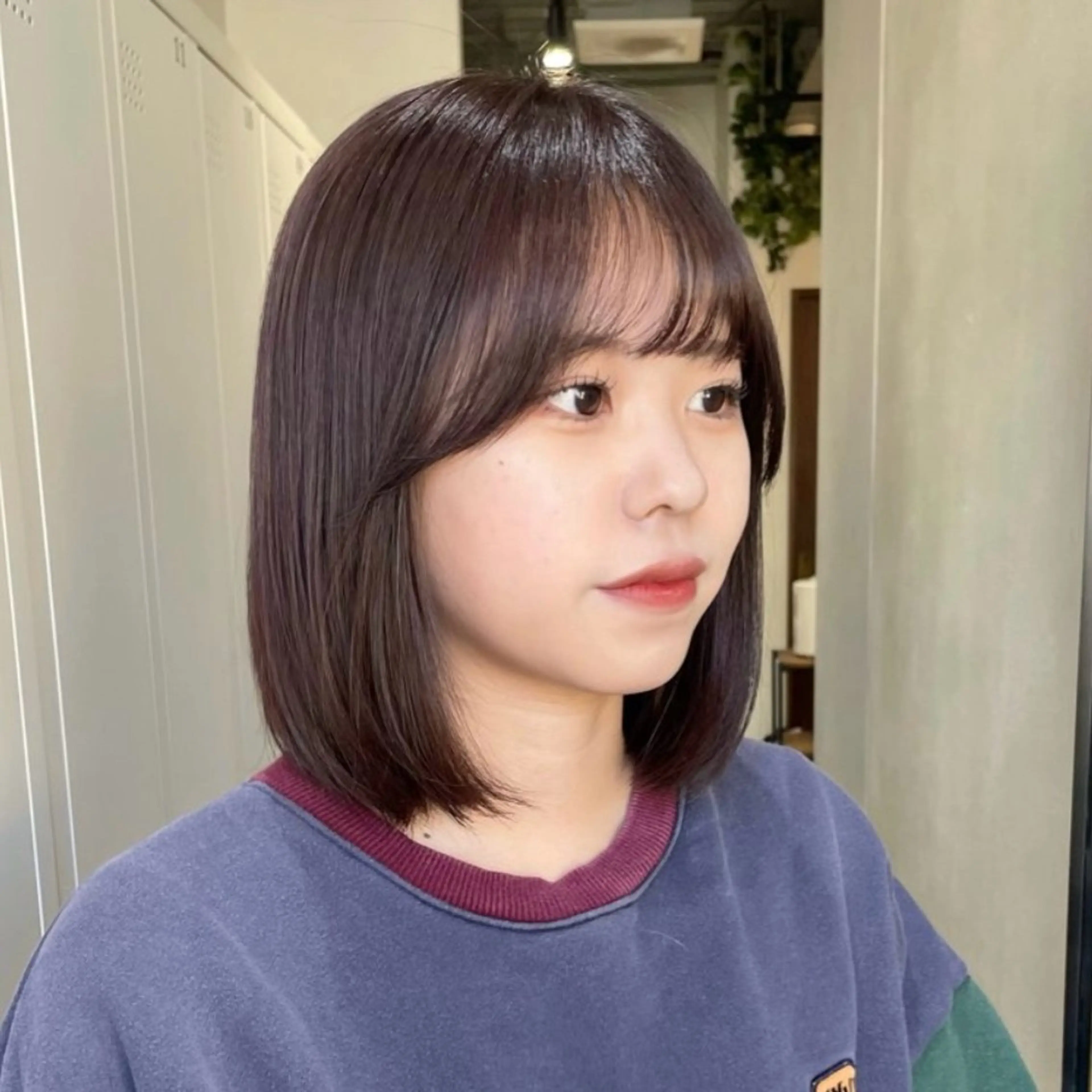 ミディアム カラー グレージュ ラベンダーカラー ラベンダーグレージュ ラベンダーグレー カット ボブ/レイヤー /sora🌙✨️のヘアスタイル