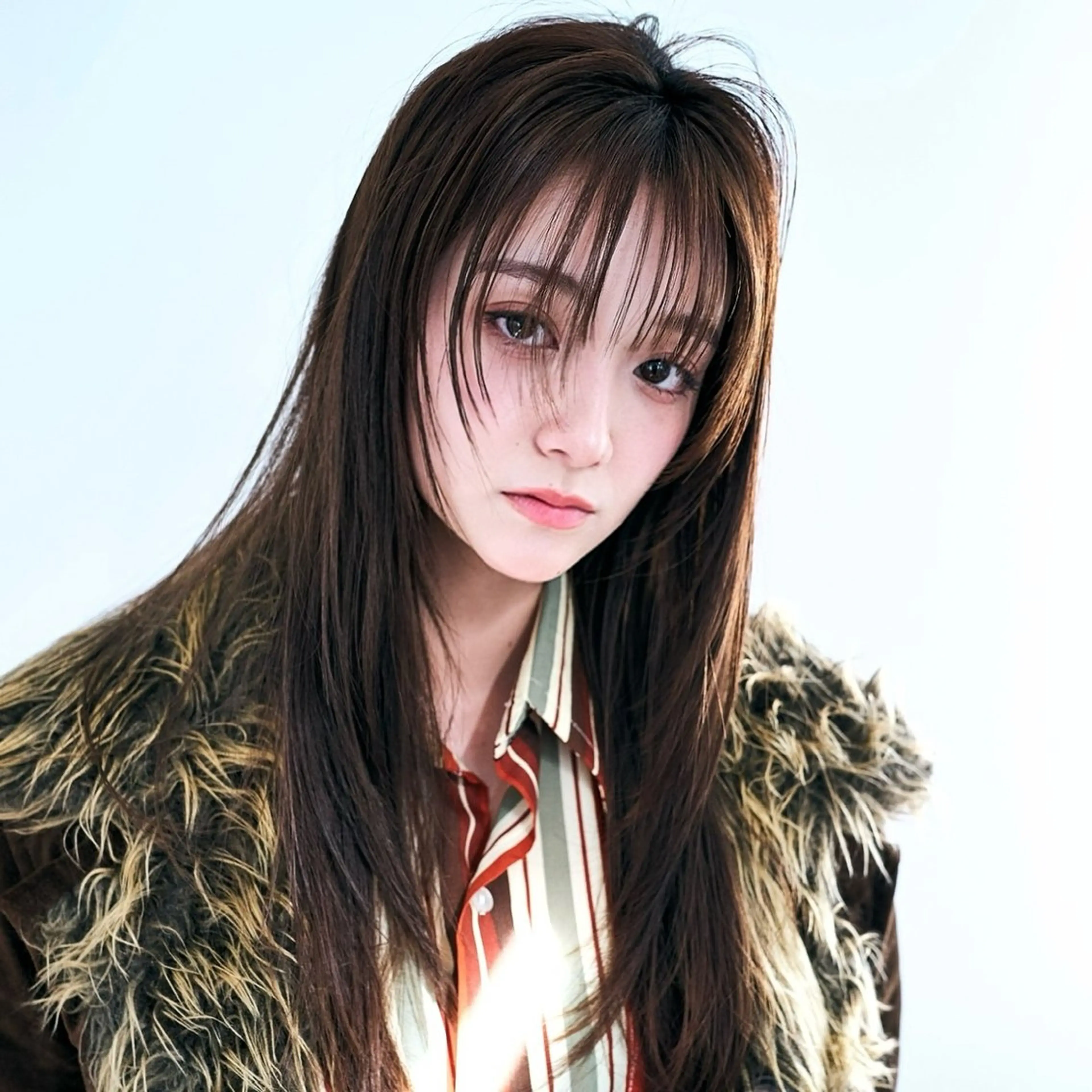 ロング カラー カット ヘアカラー トリートメント 🍭ハイトーン/レイ ヤーカット🍭チャンのヘアスタイル