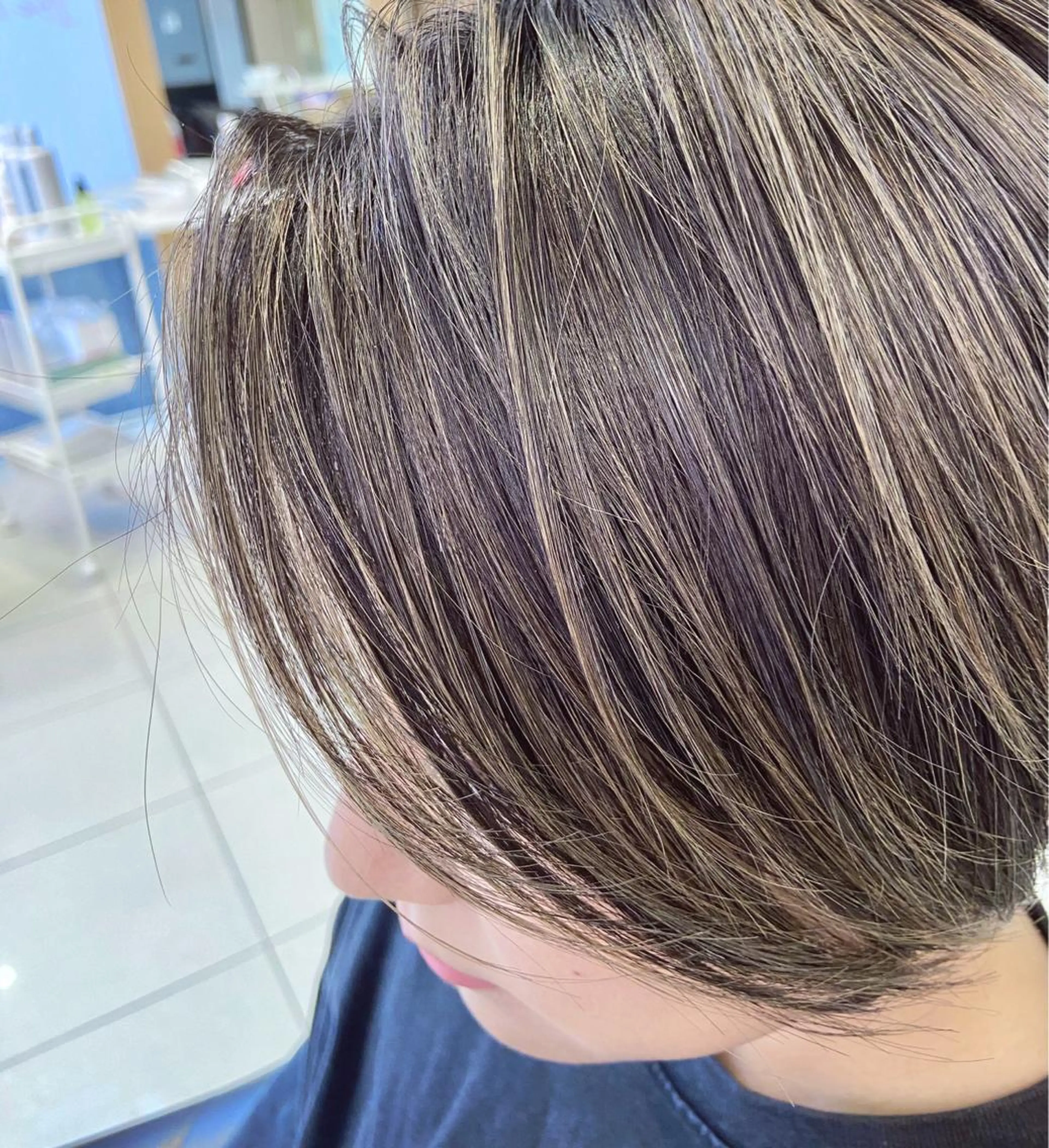 ショート ショート白髪染め無料 ／河瀬謙介のヘアスタイル