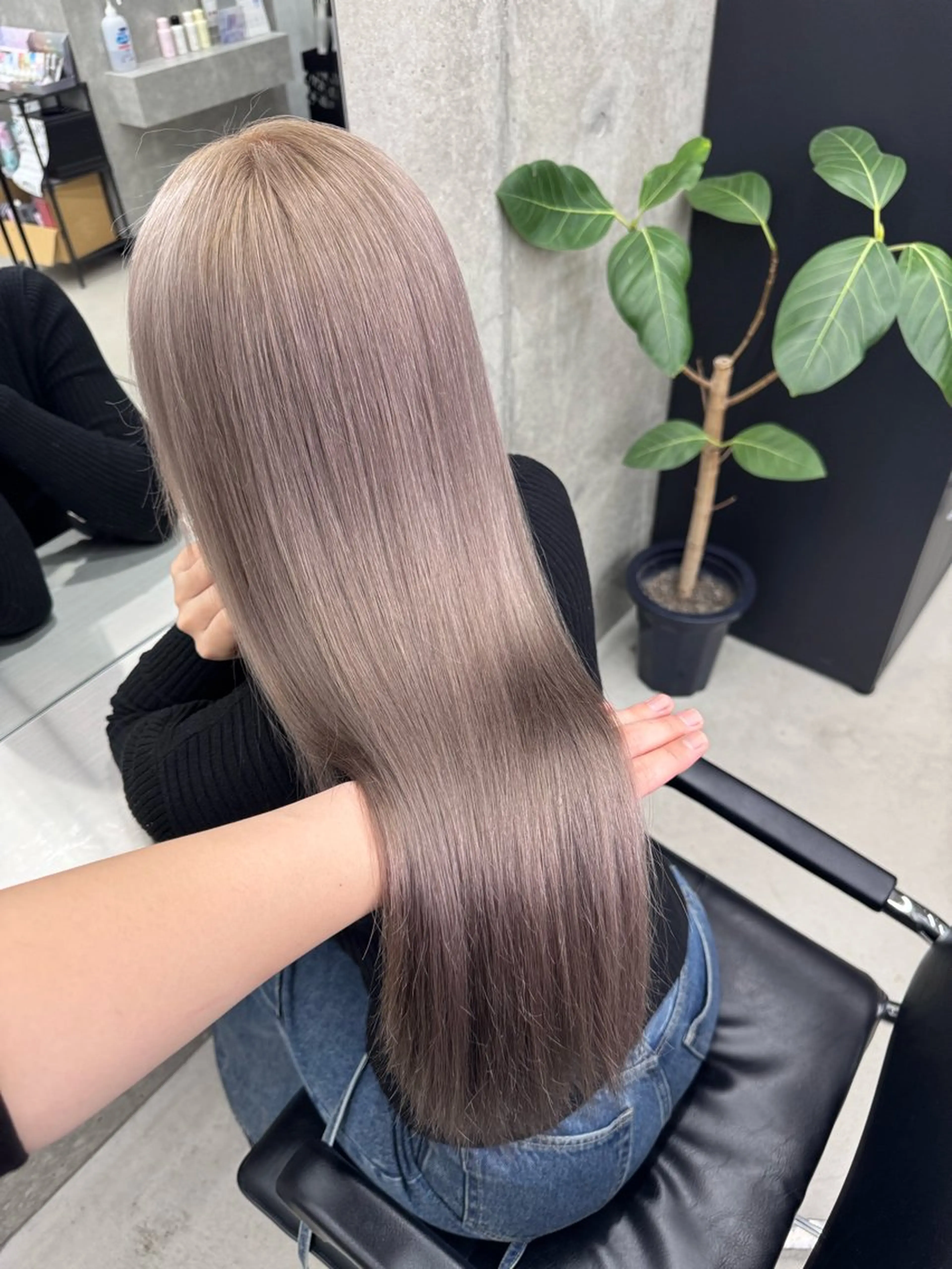 カラー ヘアカラー 和木坂 日美のヘアスタイル