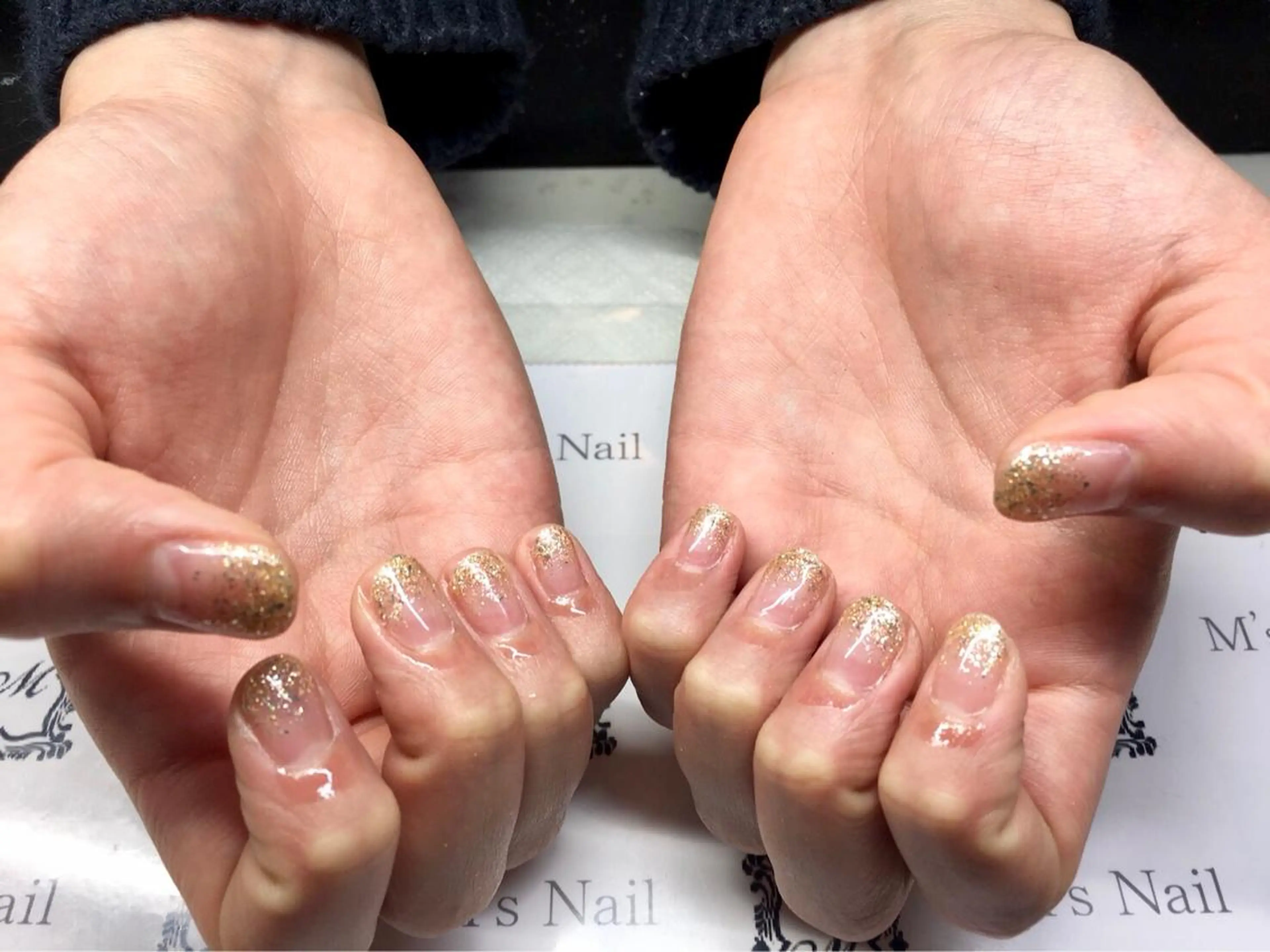 ネイル グラデーション ラメ(グリッター) ラメグラデーション M's nail所属・M's nail ..のネイルデザイン