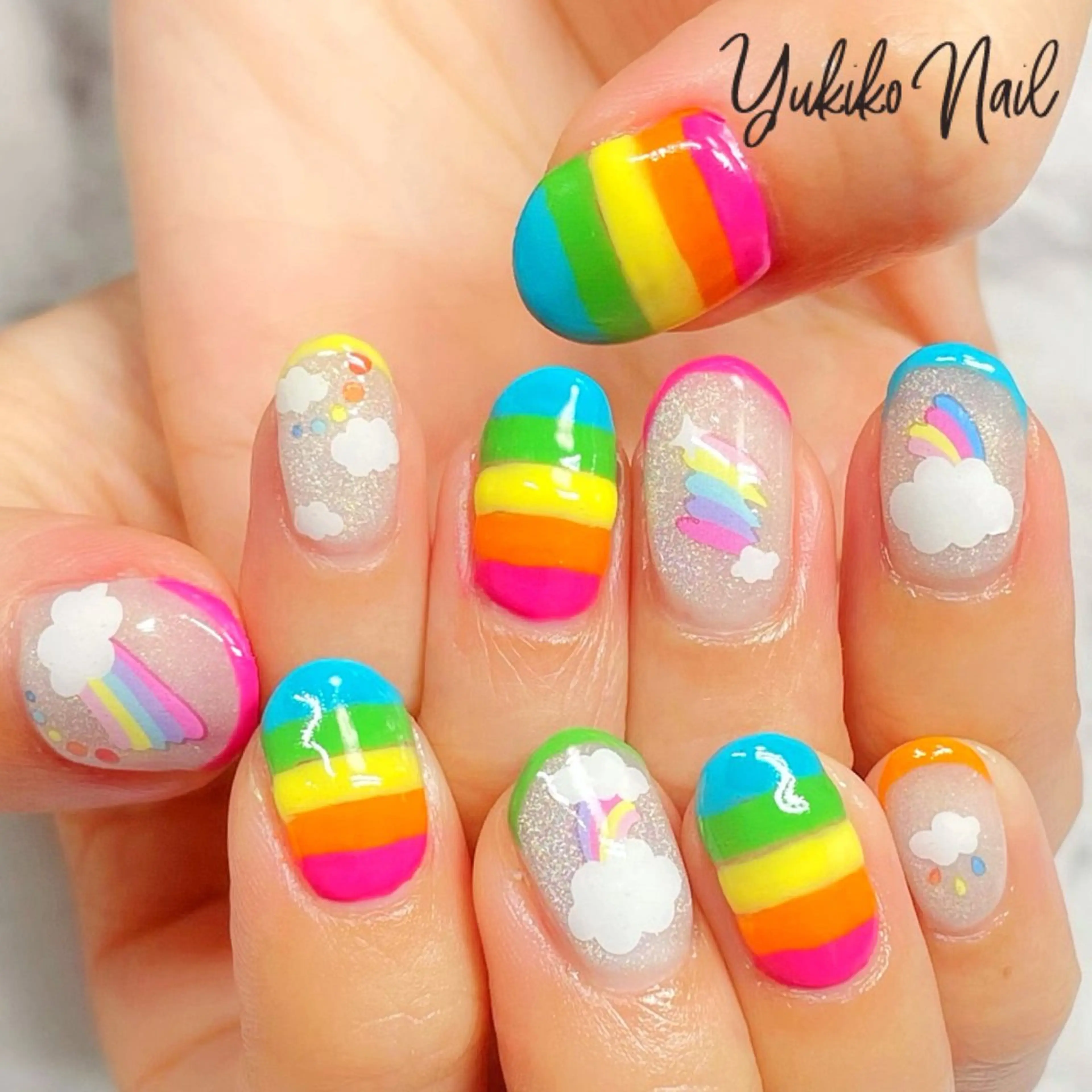 ネイル 持ち込み ハンドネイル ユキコ ネイルのネイルデザイン