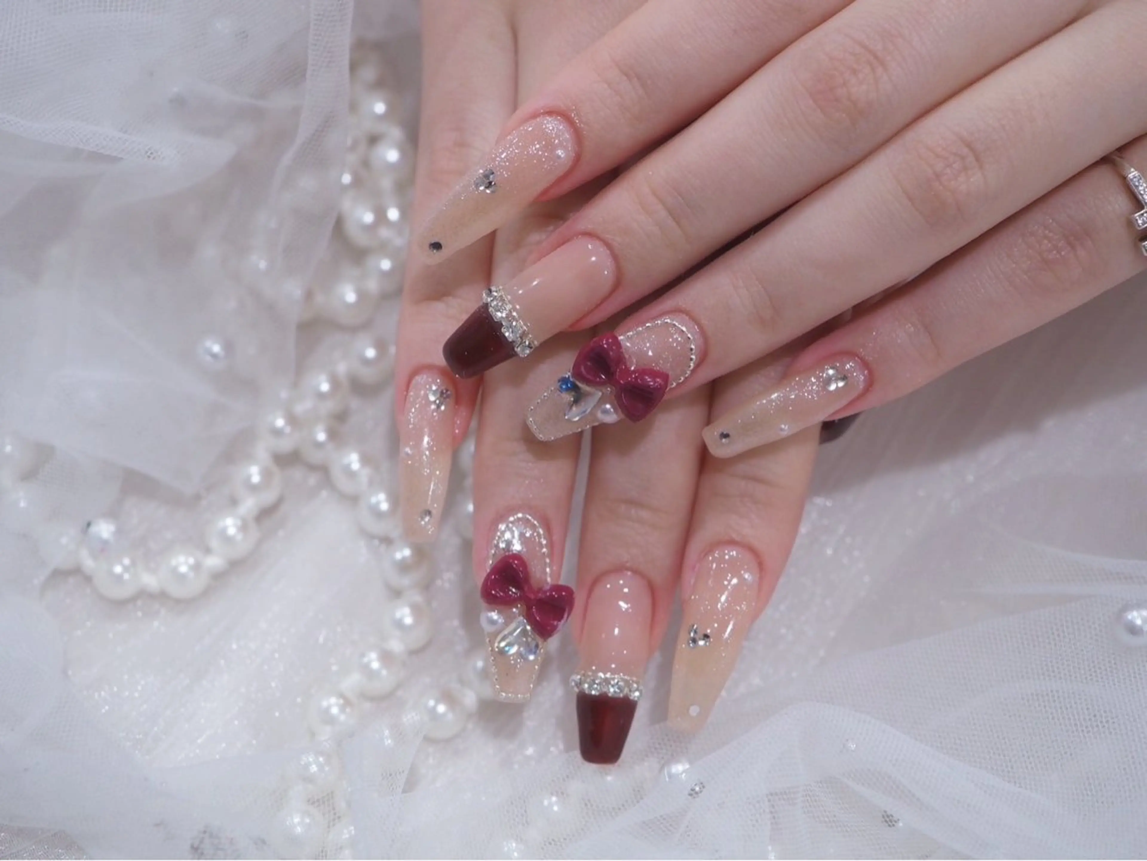 【オフあり⭕️・長さ出し💅🏻】お好きなデザイン💞 ⚠️土日祝12/20​〜​1/11＋550円の写真